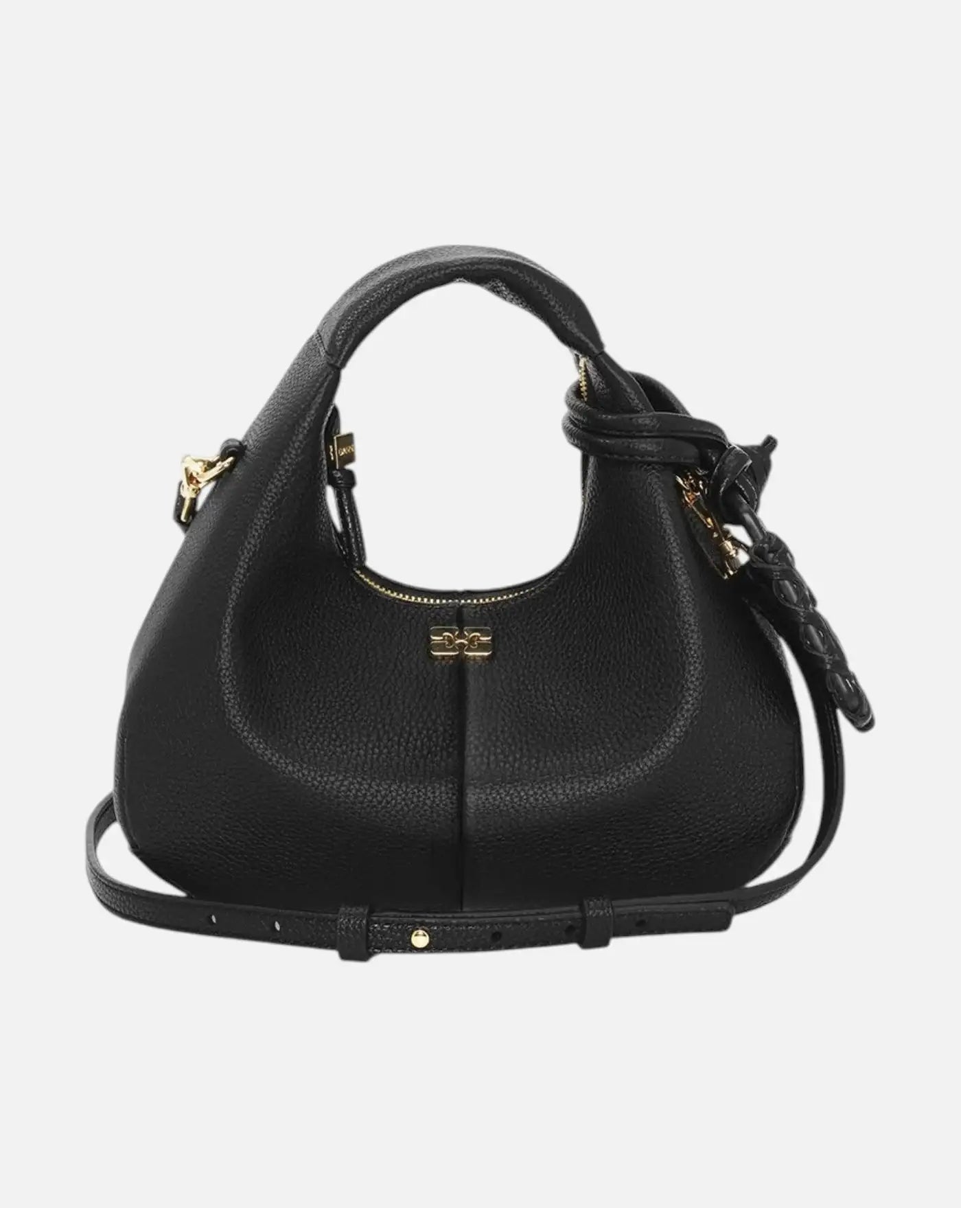 Bolso Ganni Hobo Mini Grained A6976 099 GANNI