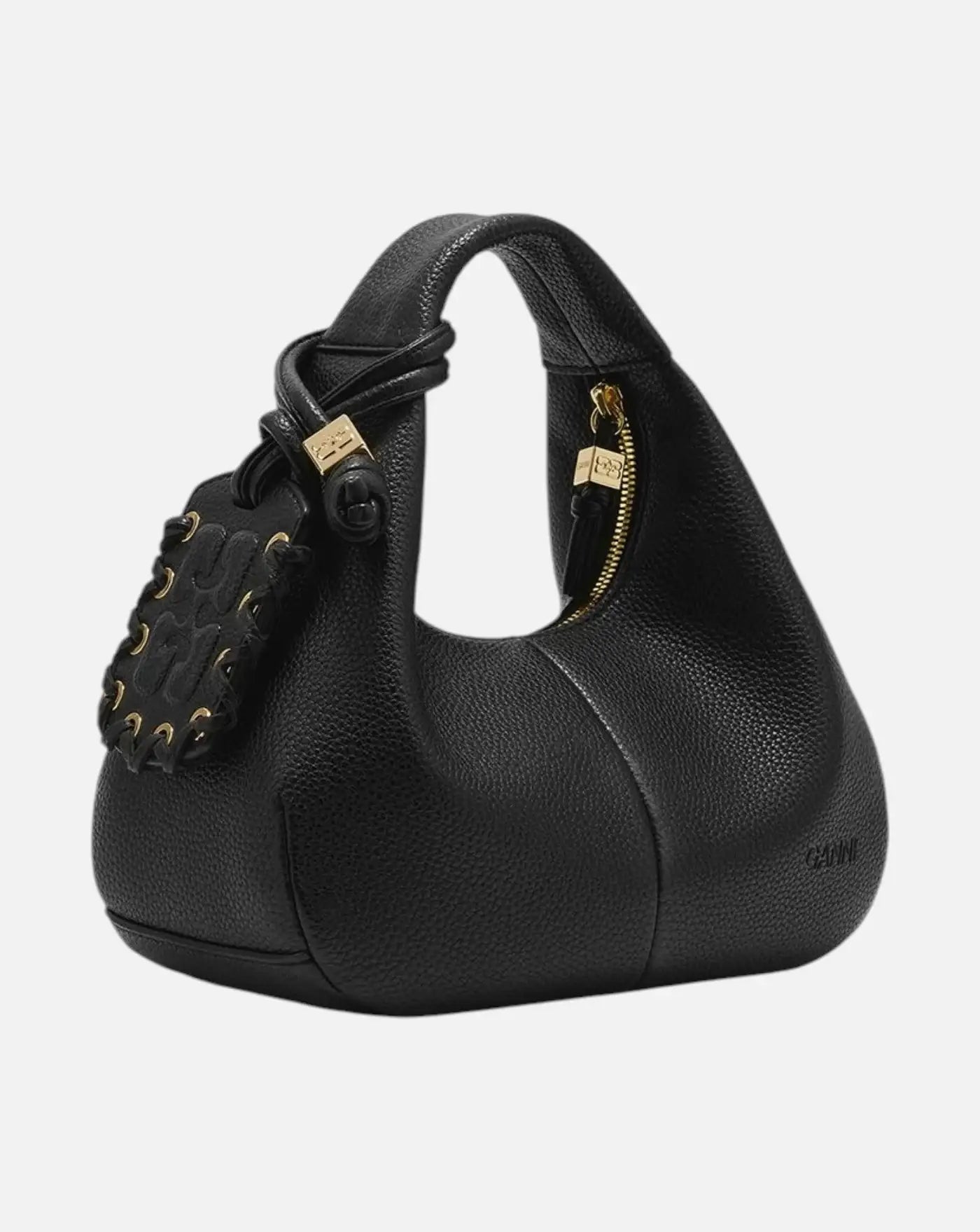 Bolso Ganni Hobo Mini Grained A6976 099 GANNI