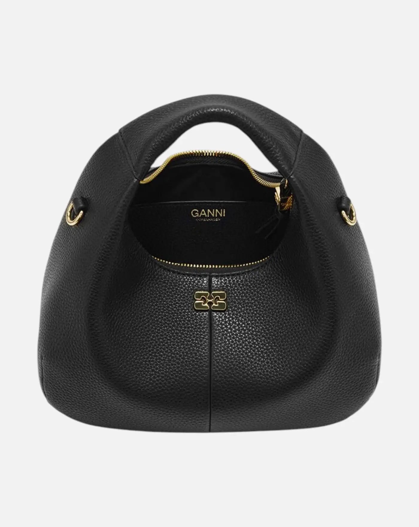 Bolso Ganni Hobo Mini Grained A6976 099 GANNI
