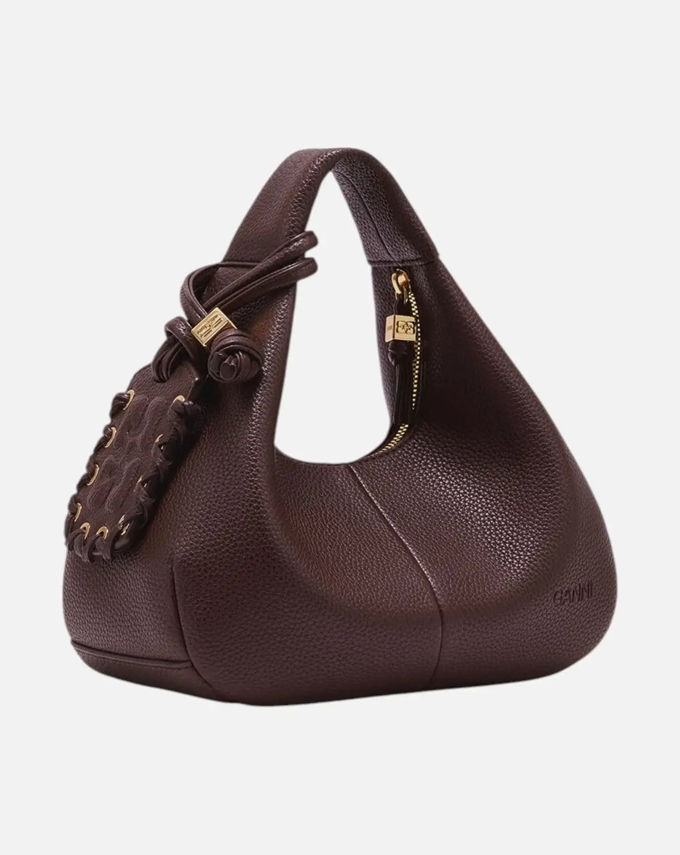Bolso Ganni Hobo Mini Grained A7102 979 GANNI