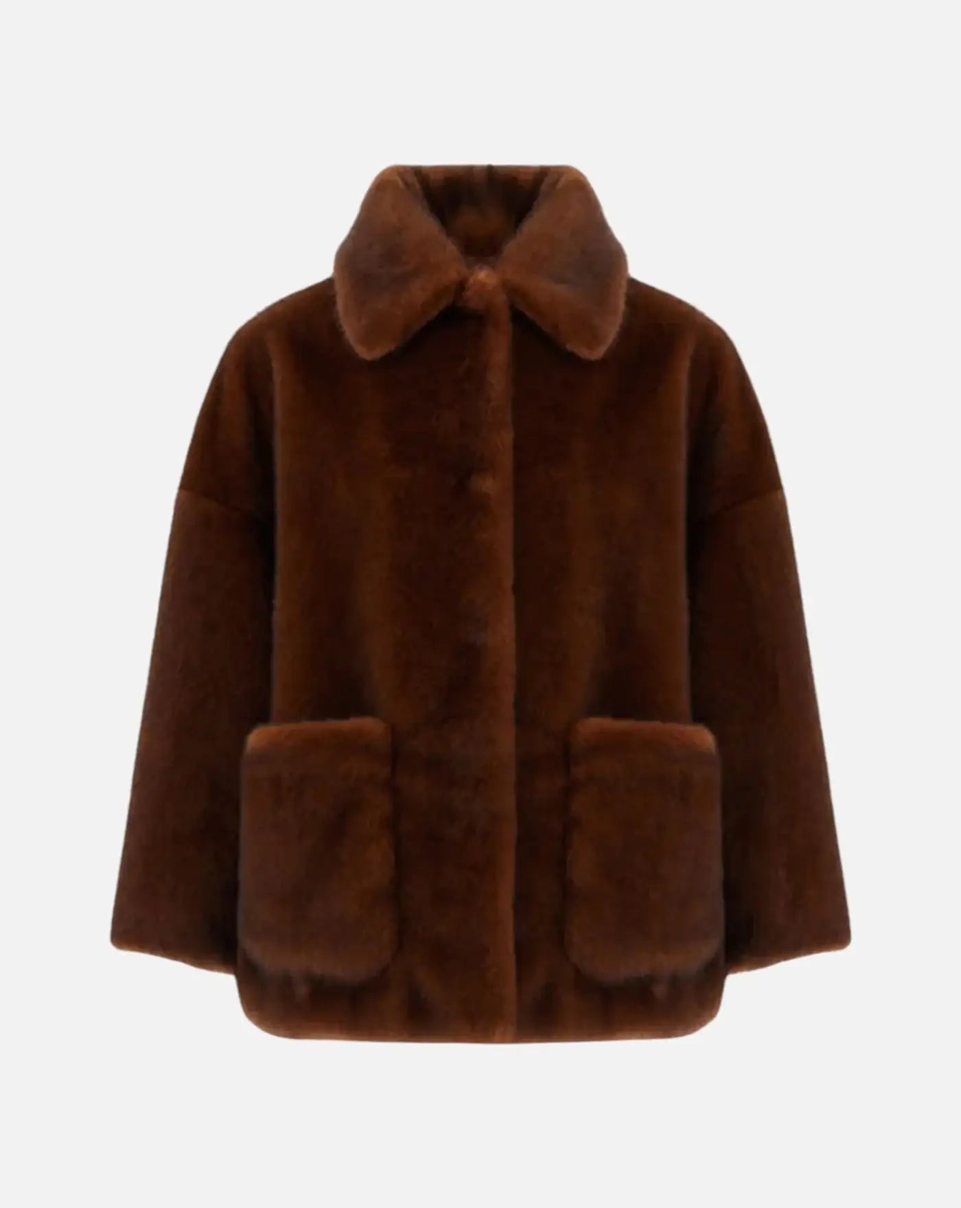 Abrigo Herno Woman's Knitted Half Coat GC000600D12739 8800 HERNO