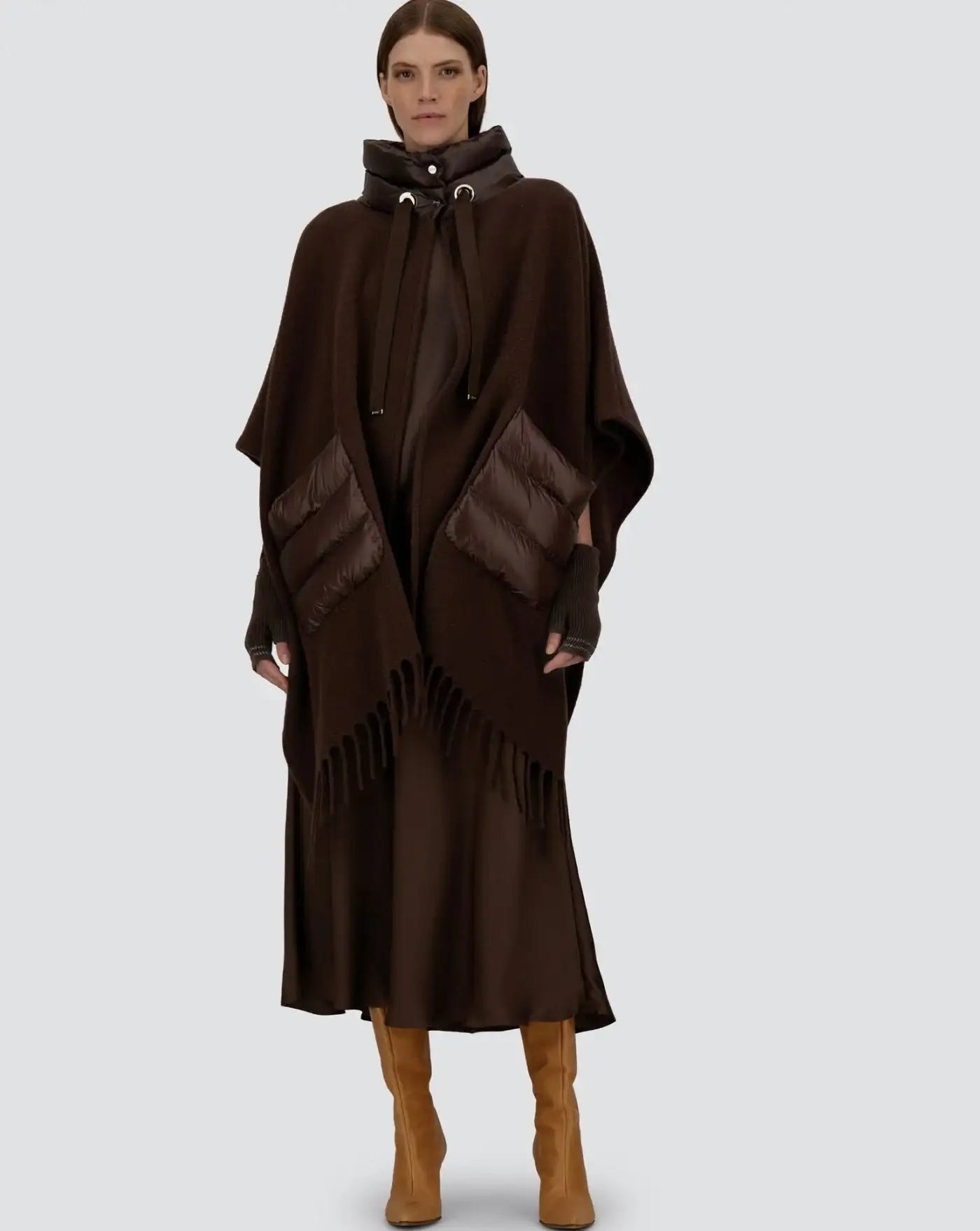 Chaqueta Herno Woman's Woven Cape GC00066DR33395 8810 HERNO