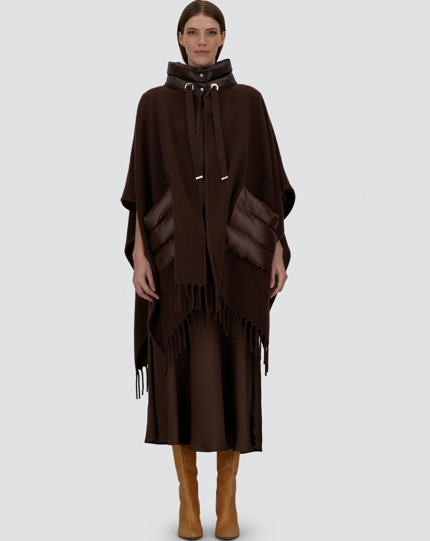 Chaqueta Herno Woman's Woven Cape GC00066DR33395 8810 HERNO