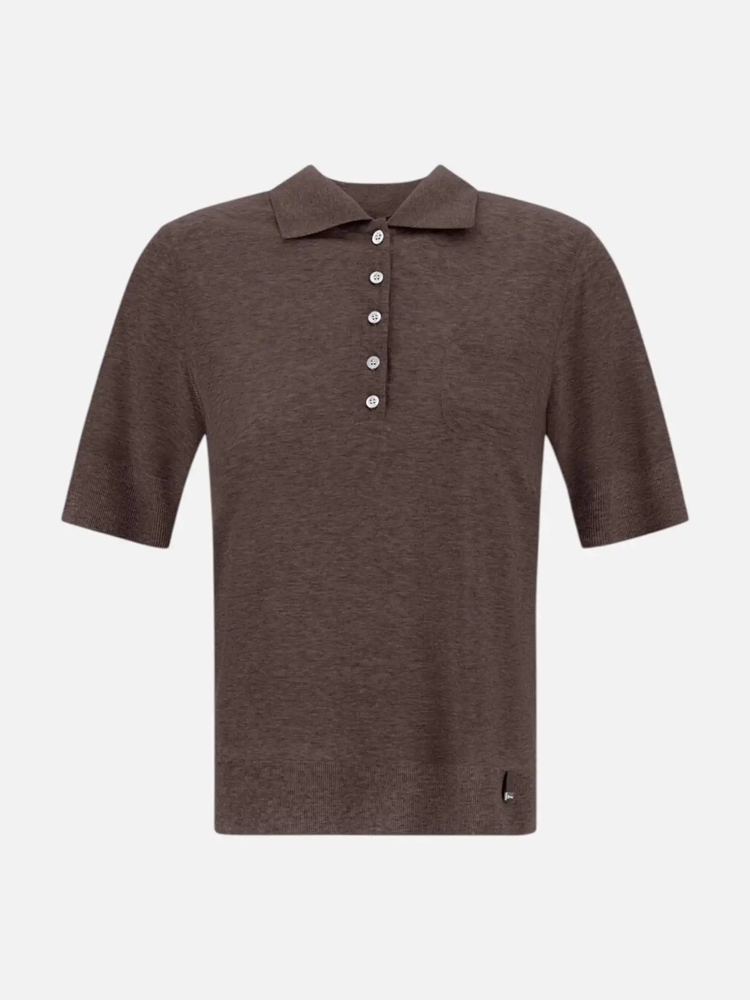 Polo Herno Women's Knitted Polo Shirt JPL0004DR52147 8800 HERNO