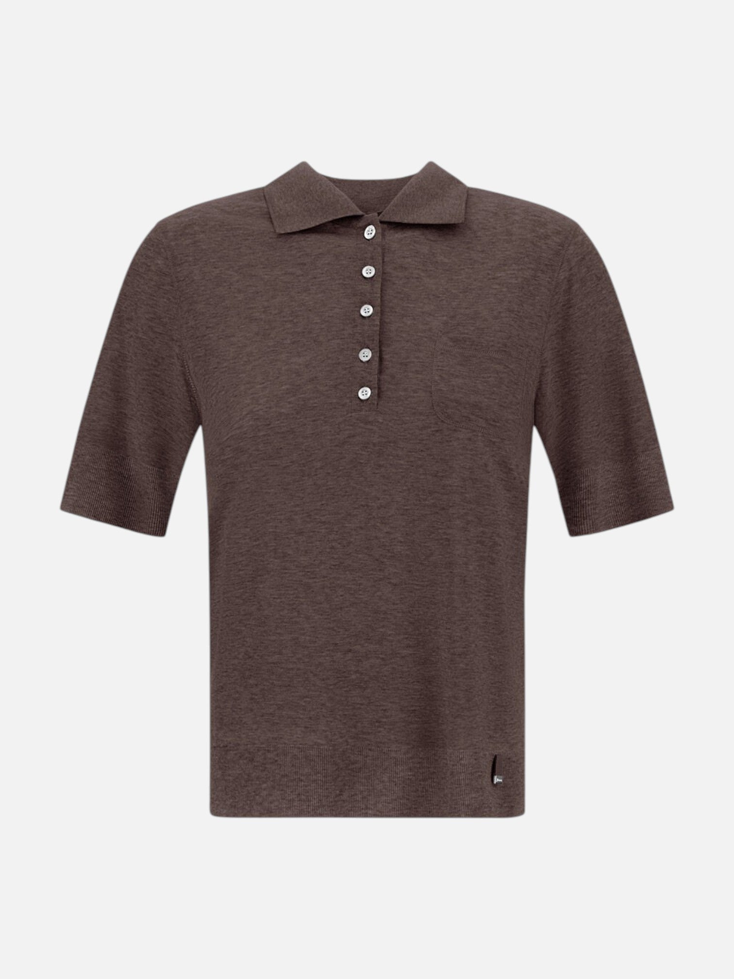 Polo Herno Women's Knitted Polo Shirt JPL0004DR52147 8800 HERNO