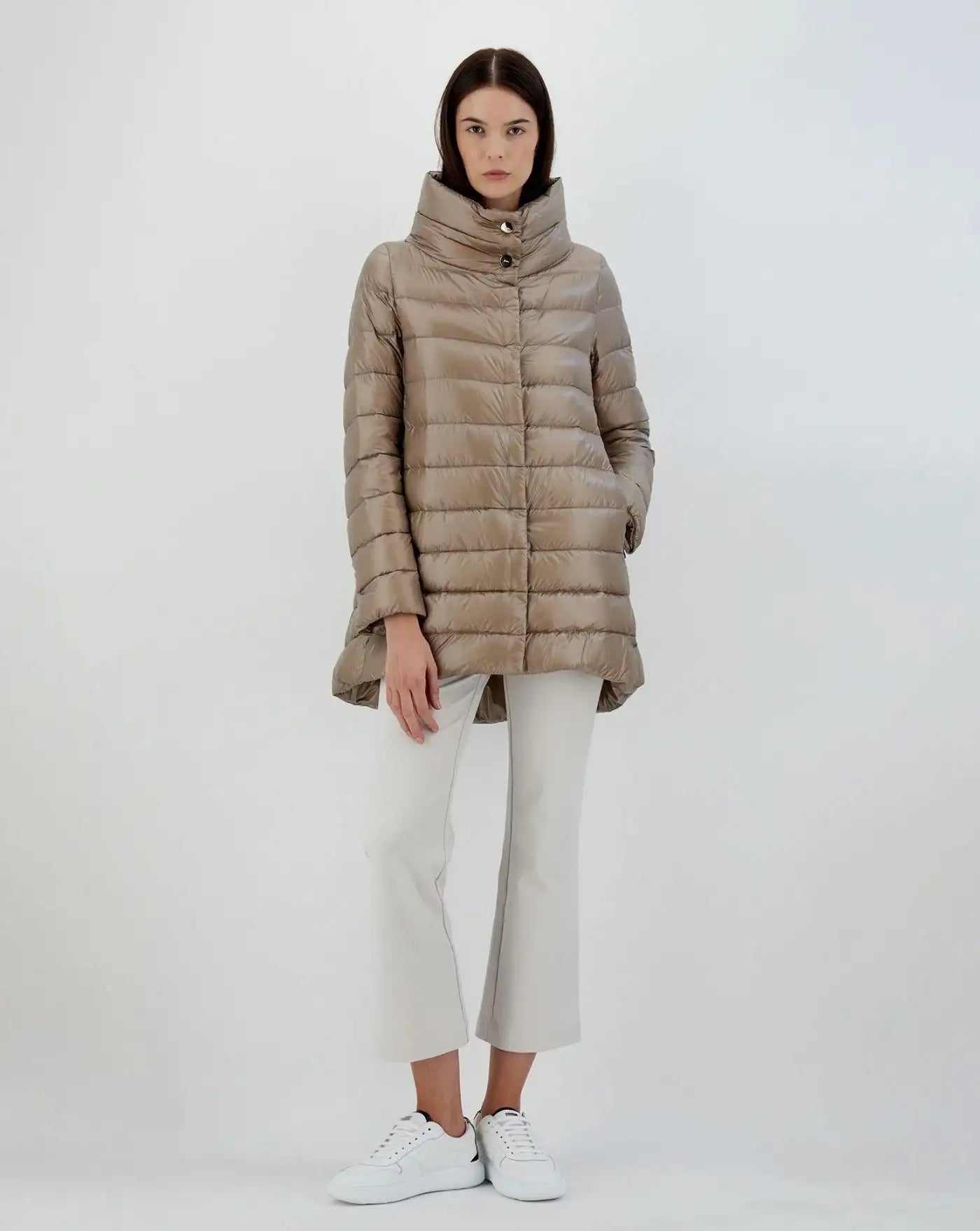 Chaqueta Herno Woman's Woven Half Coat PI0505DIC12017Z 2600 HERNO