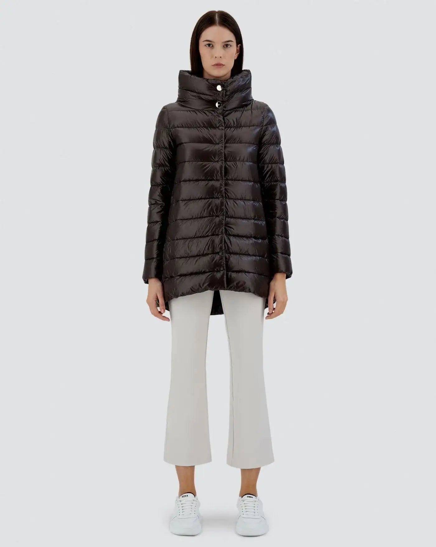 Chaqueta Herno Woman's Woven Half Coat PI0505DIC12017Z 8800 HERNO