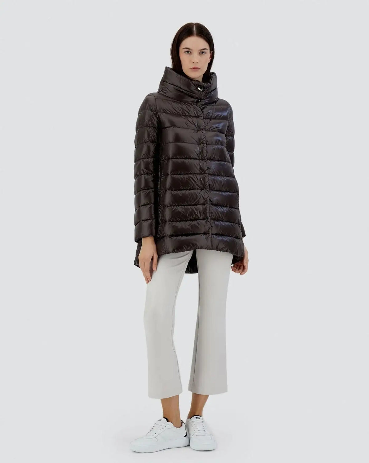 Chaqueta Herno Woman's Woven Half Coat PI0505DIC12017Z 8800 HERNO