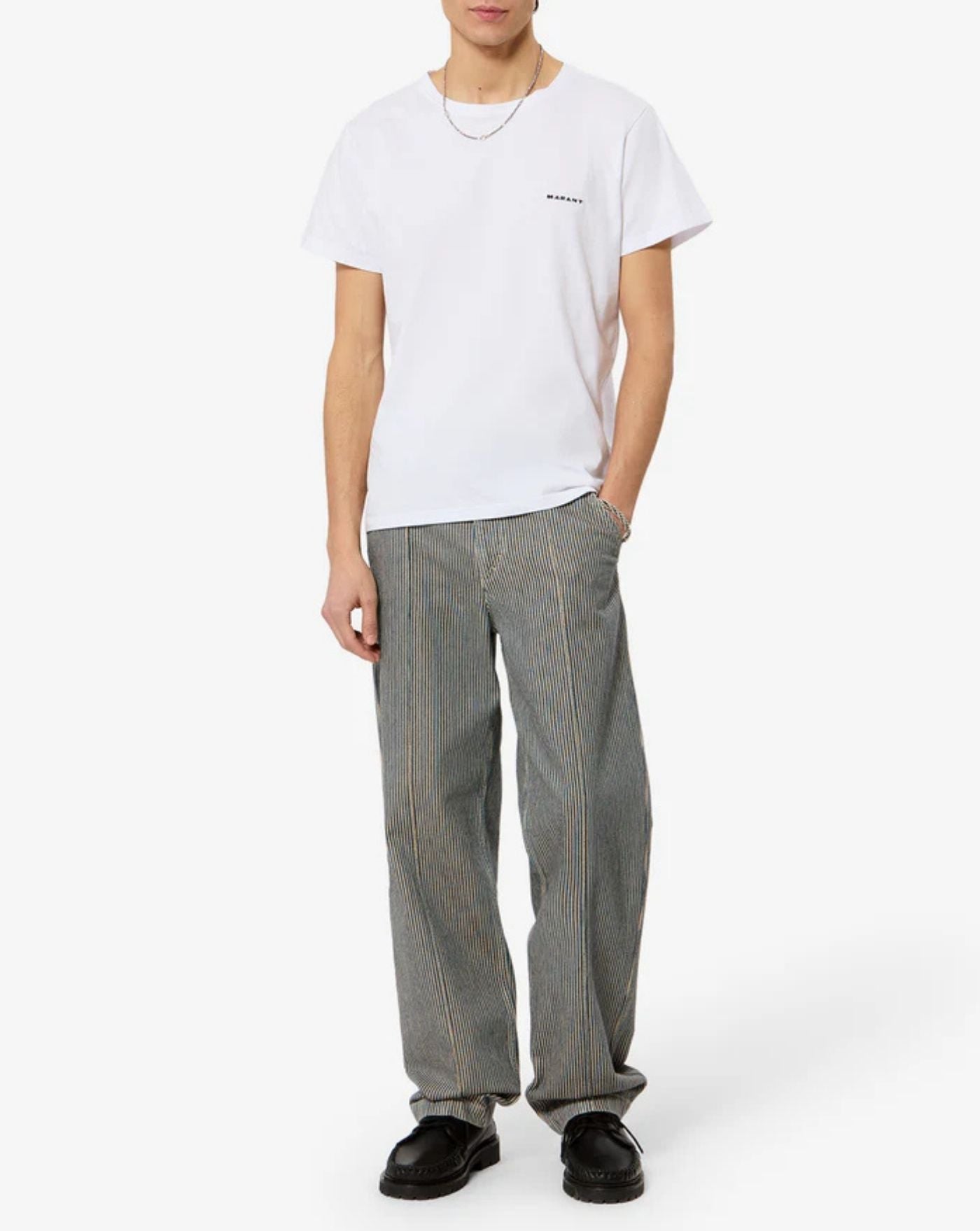Camiseta Isabel Marant Zafferh TS0047HA B3N13H20WH ISABEL MARANT
