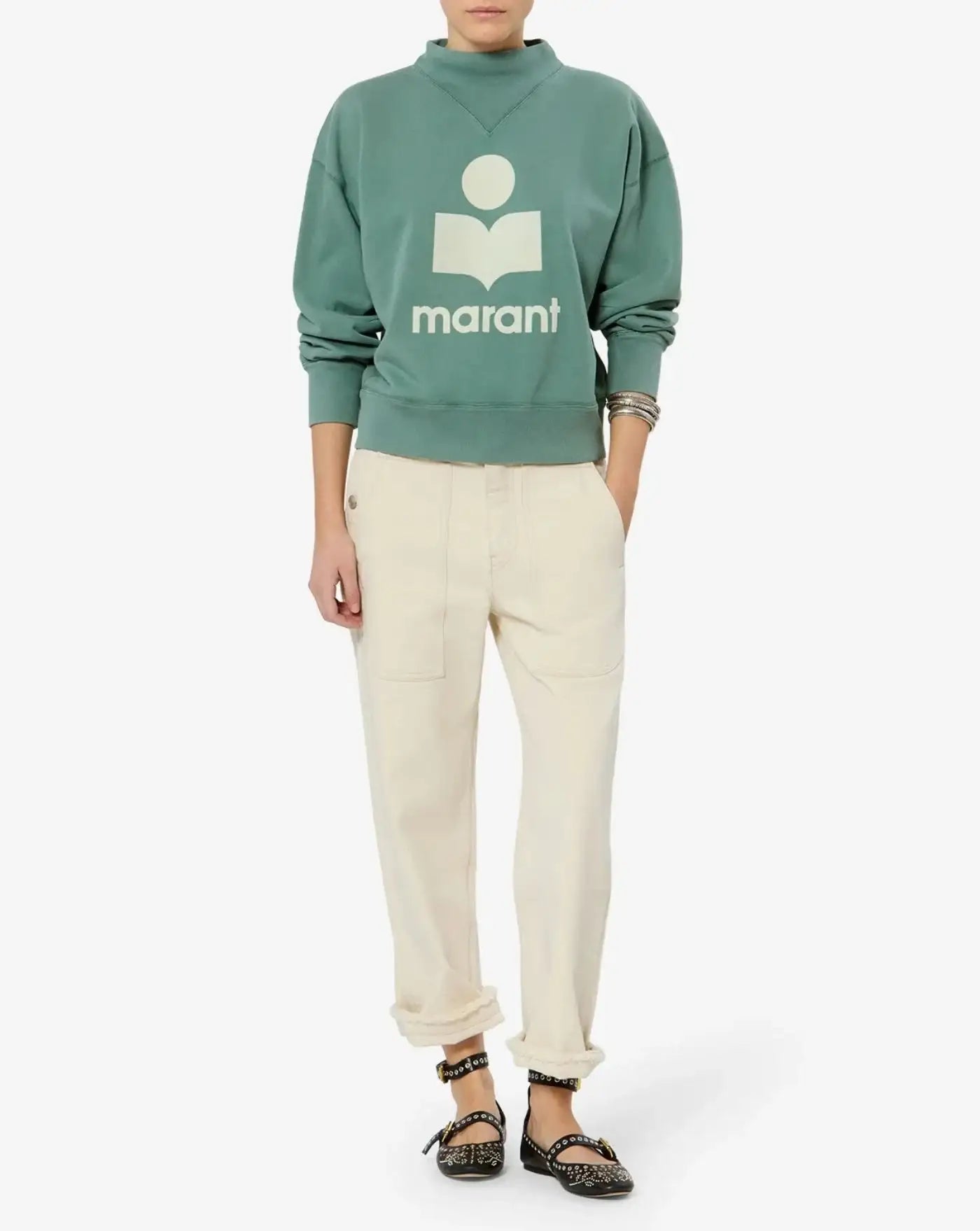 Sudadera Isabel Marant Moby SW0003FA D1M04ESEEC ISABEL MARANT