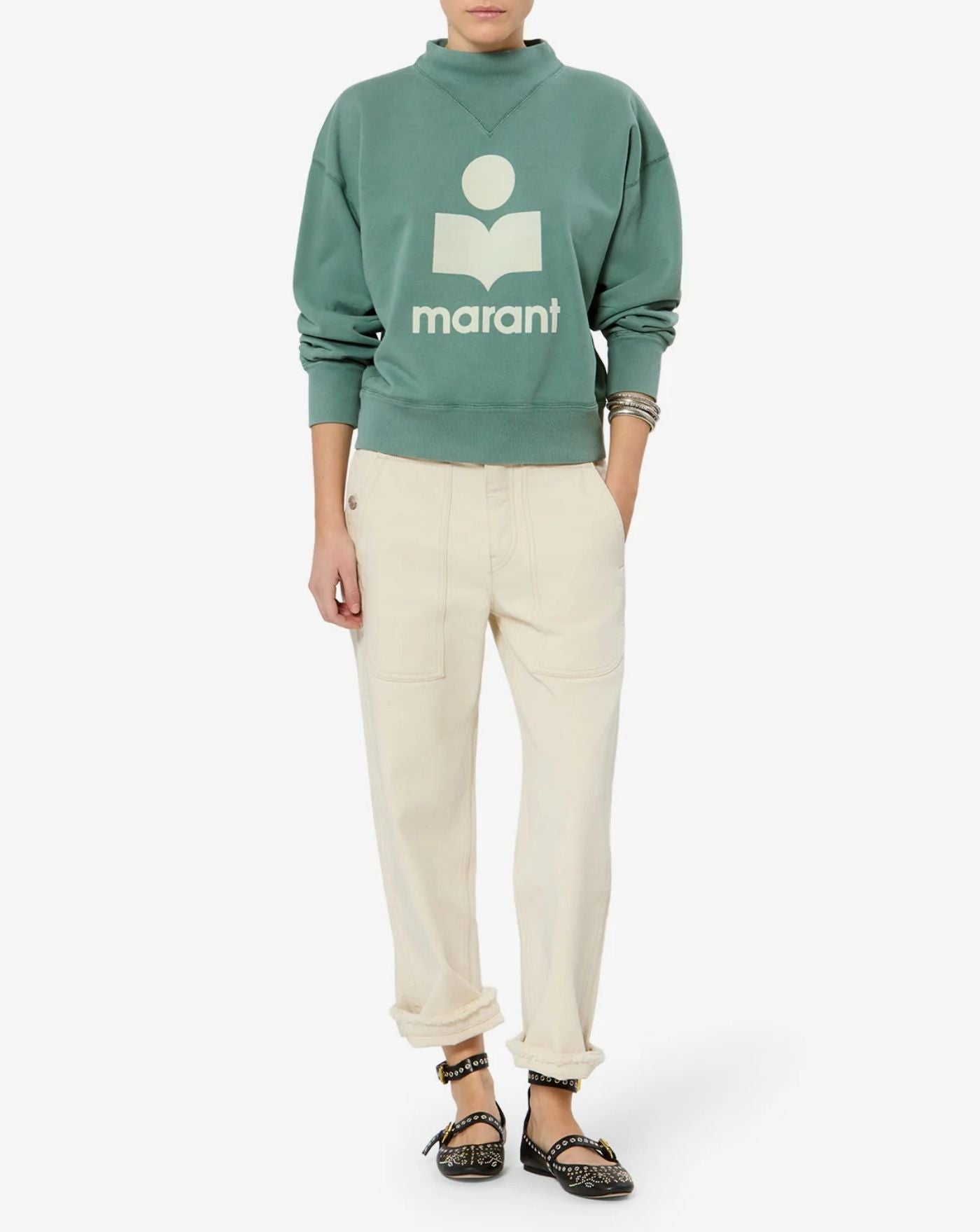 Sudadera Isabel Marant Moby SW0003FA D1M04ESEEC ISABEL MARANT