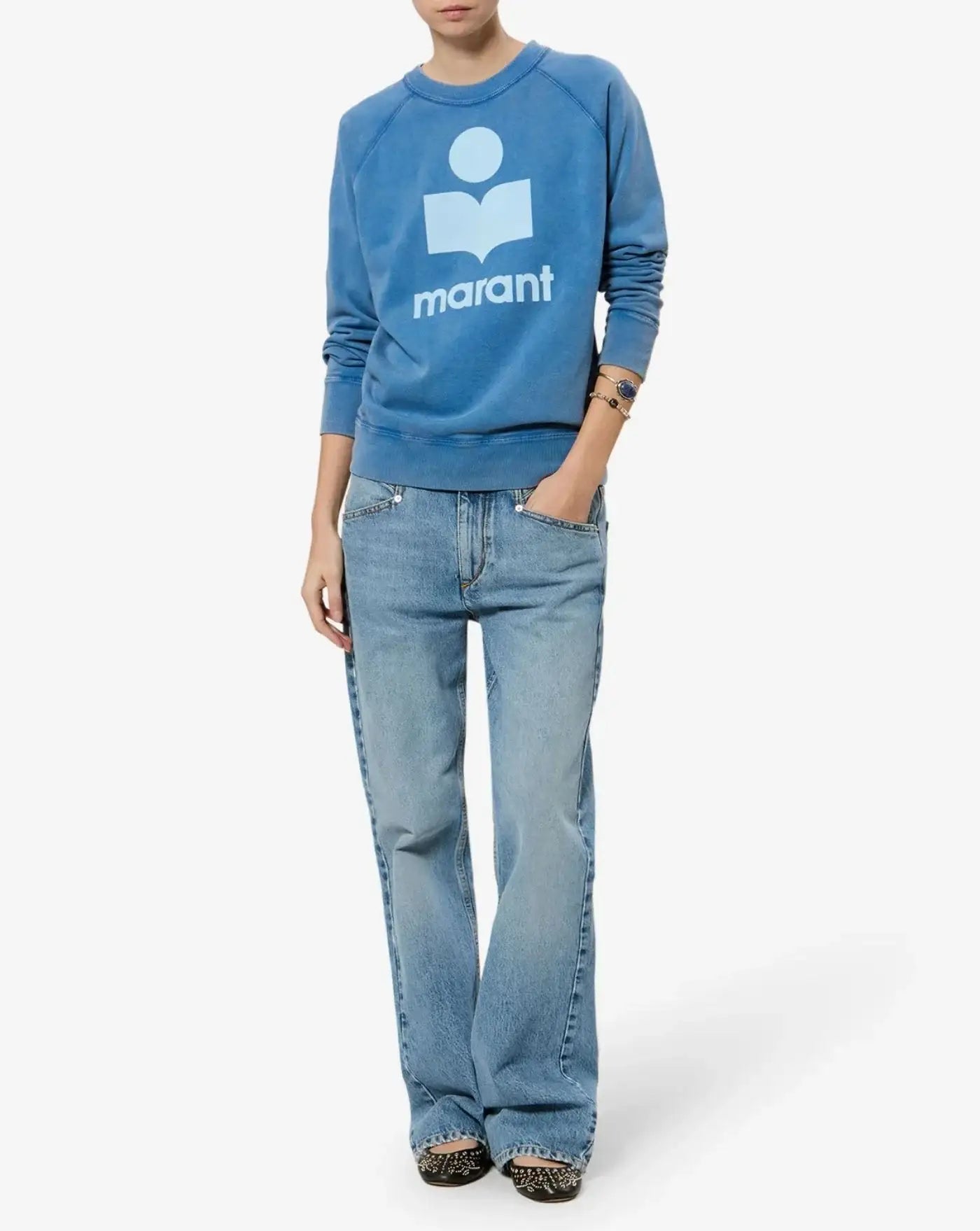 Sudadera Isabel Marant Millyny<BR/> SW0160FA D1M04EBULB ISABEL MARANT