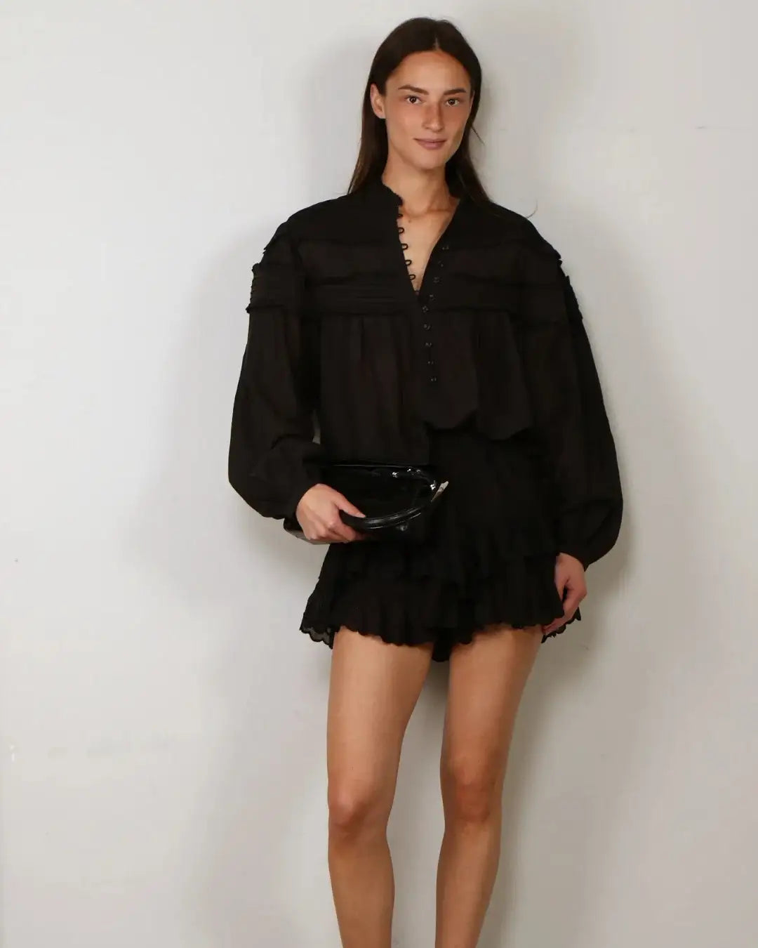 Blusa Isabel Marant HT0914FB B3J04E01BK ISABEL MARANT