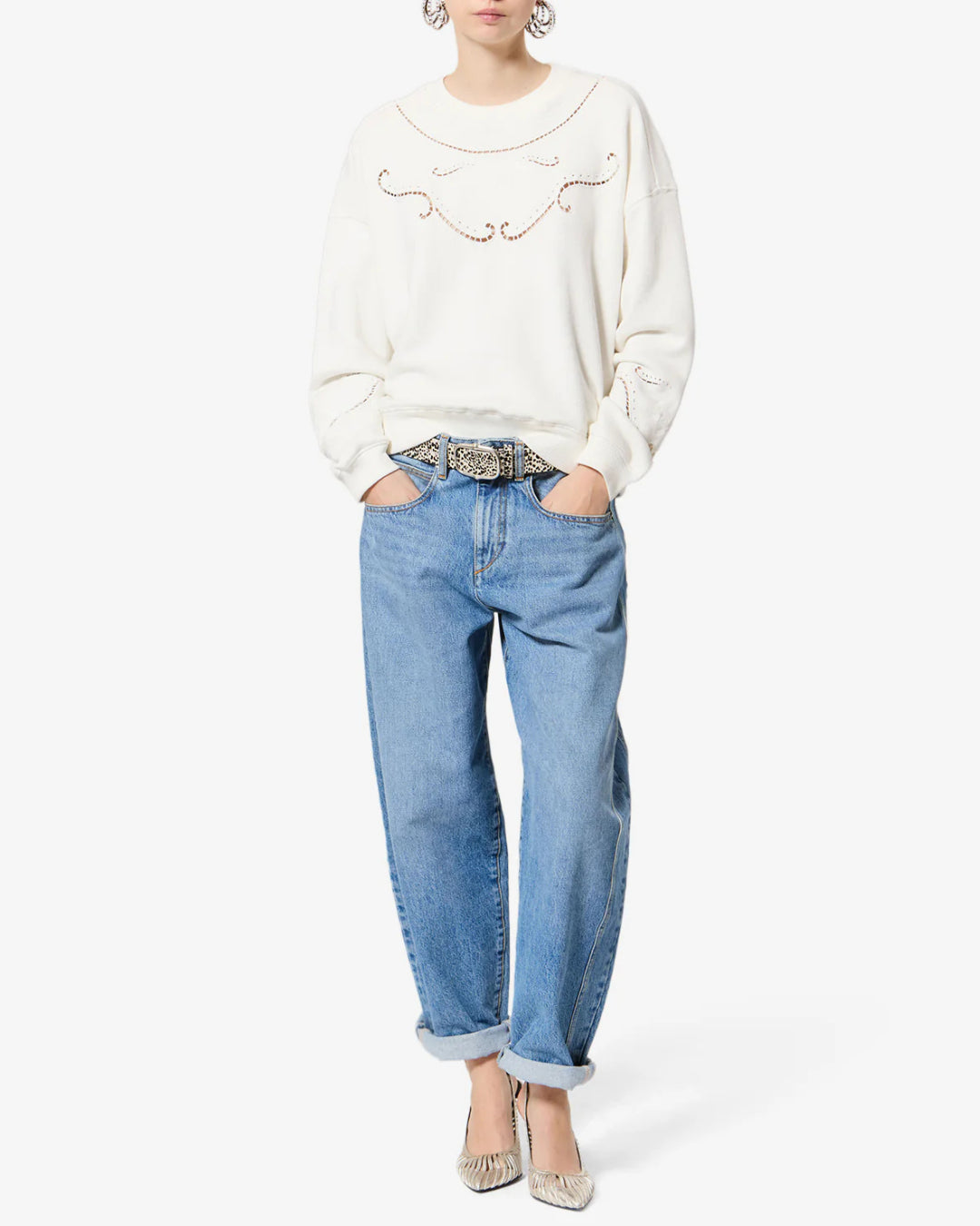 Sudadera Isabel Marant Vella SW0196FA D3M05E23EC ISABEL MARANT