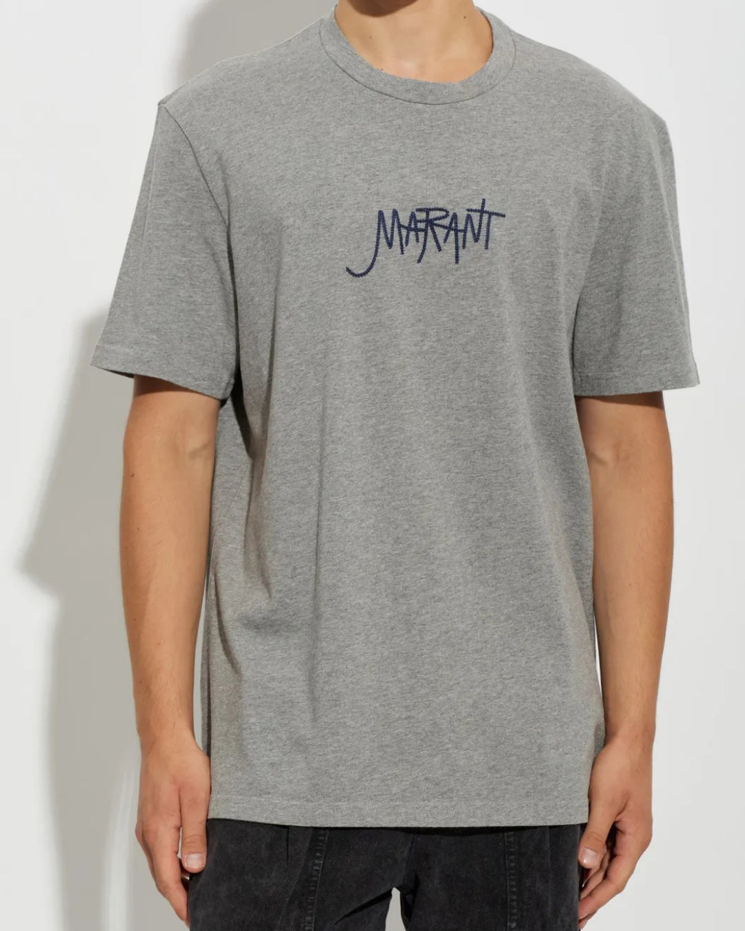 Camiseta Isabel Marant Honore Logo T-Shirt<BR/> TS0052HC D3N09H02GY ISABEL MARANT
