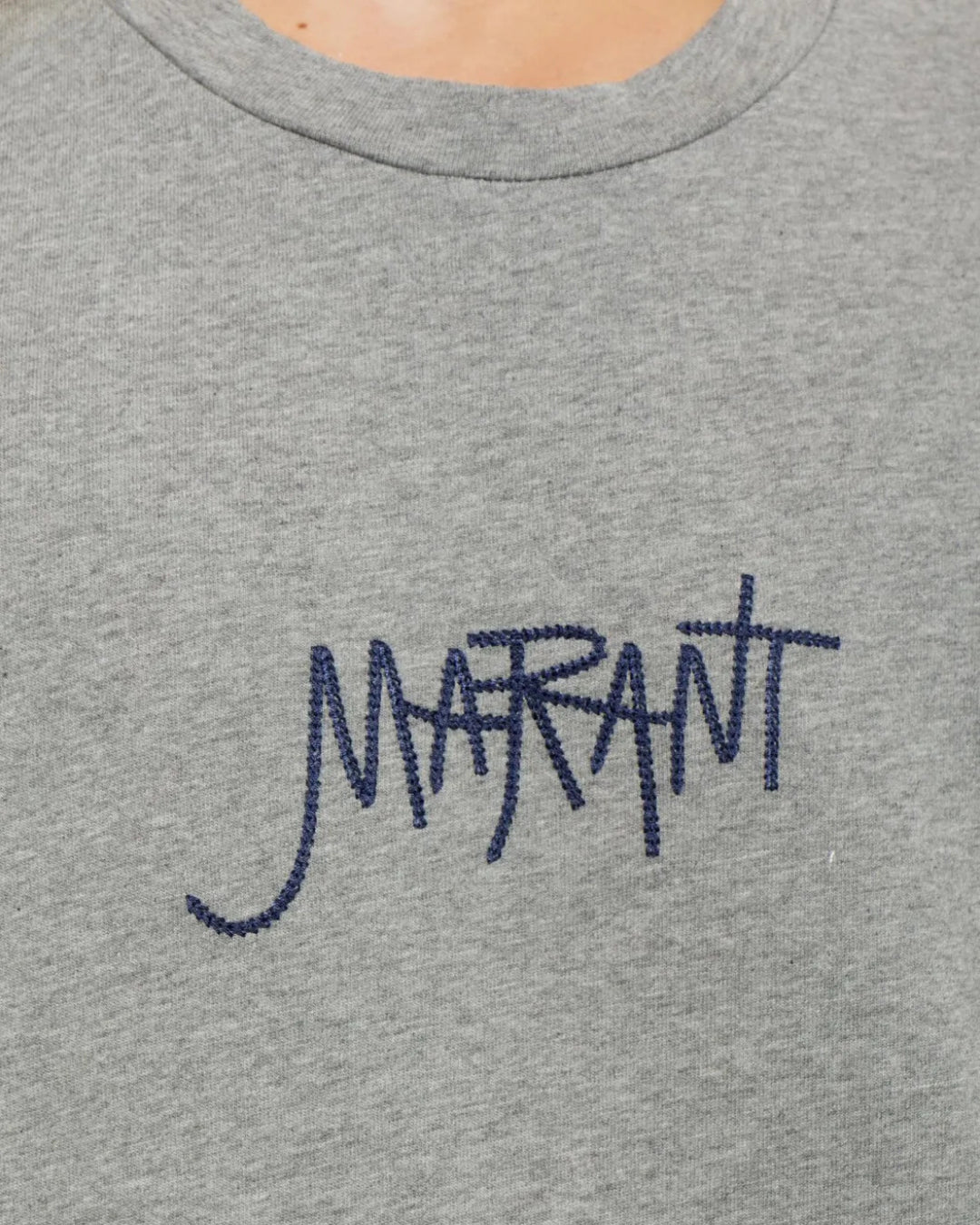Camiseta Isabel Marant Honore Logo T-Shirt<BR/> TS0052HC D3N09H02GY ISABEL MARANT