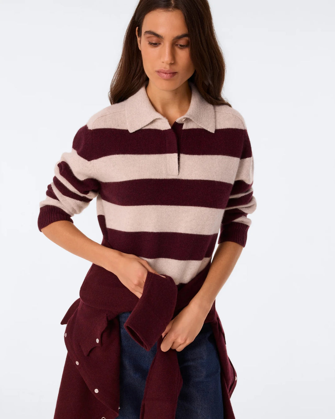 Jersey Kujten Royce Stripe F4810 2614 BORDEAUX AV KUJTEN