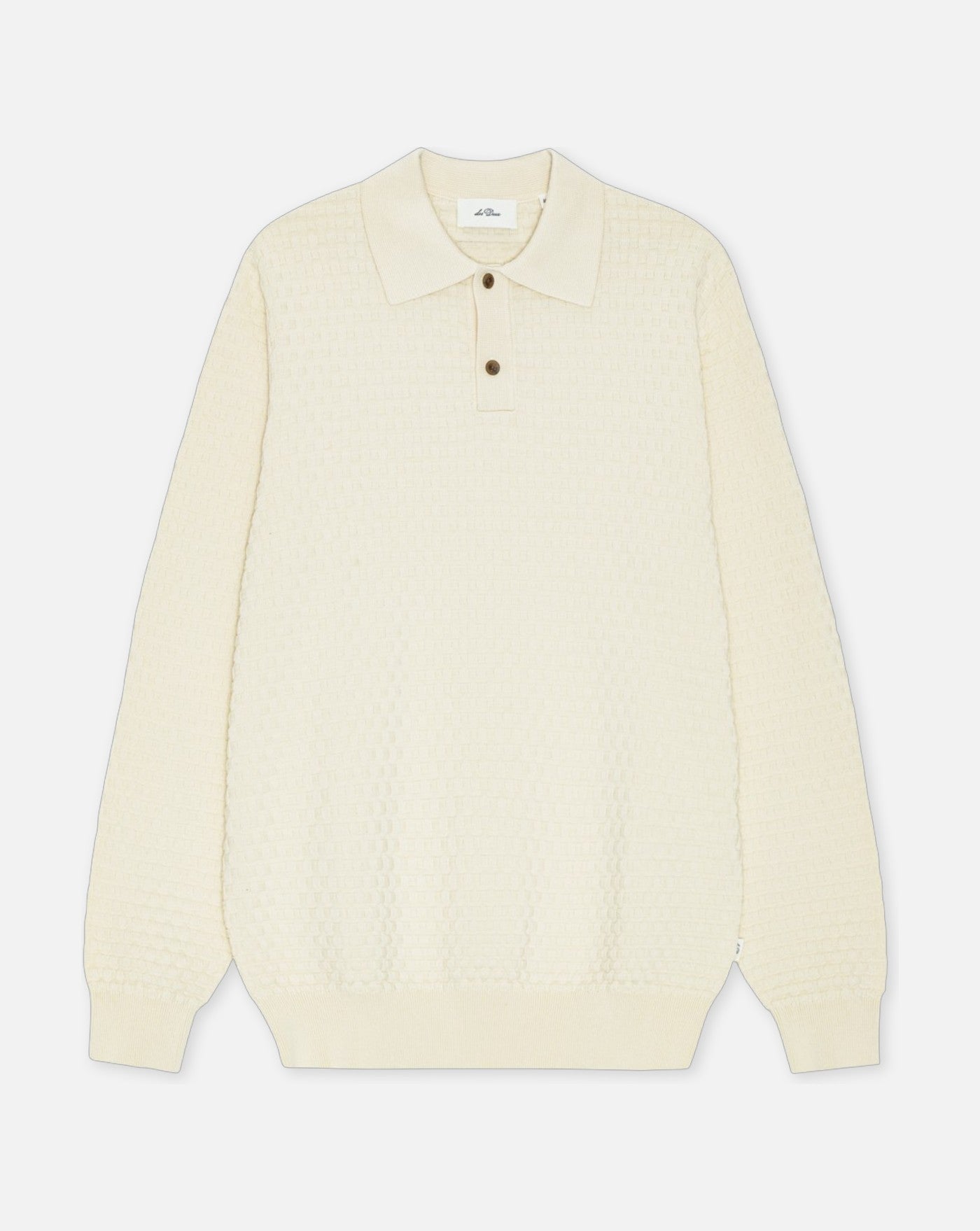 Polo Les Deux Check Structure Knitted Ls 1002171 218 LES DEUX