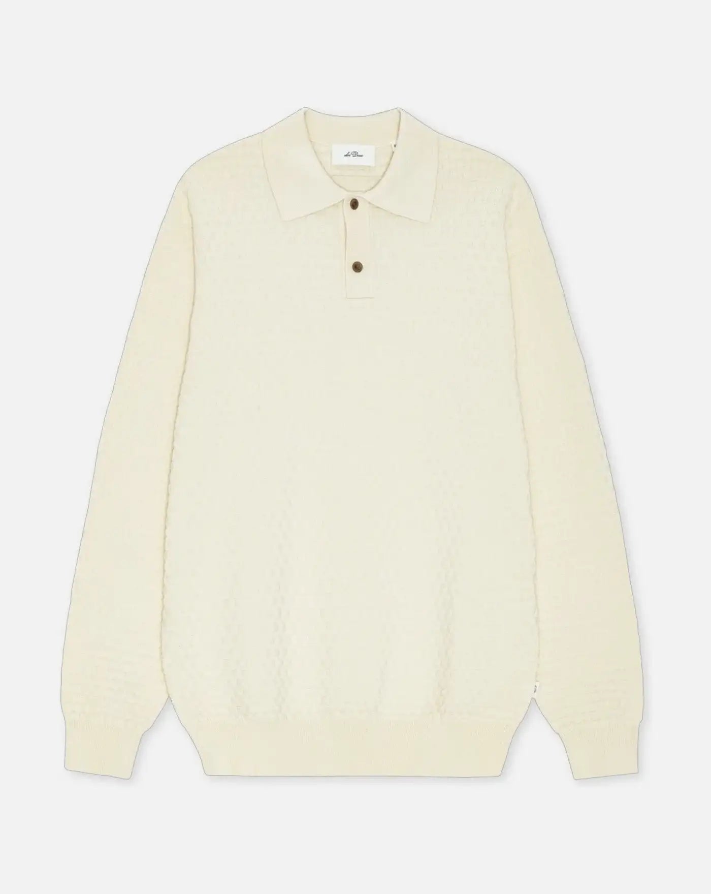 Polo Les Deux Check Structure Knitted Ls 1002171 218 LES DEUX
