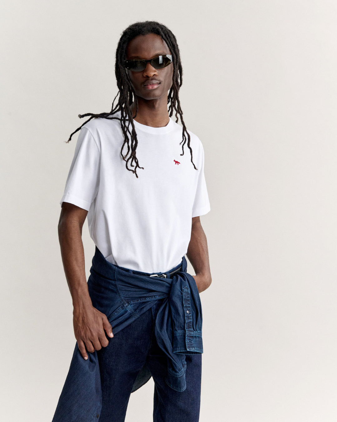 Camiseta Edmmond Red Profile Fox Comfort MRMJT00KJ7026 P100 MAISON KITSUNE