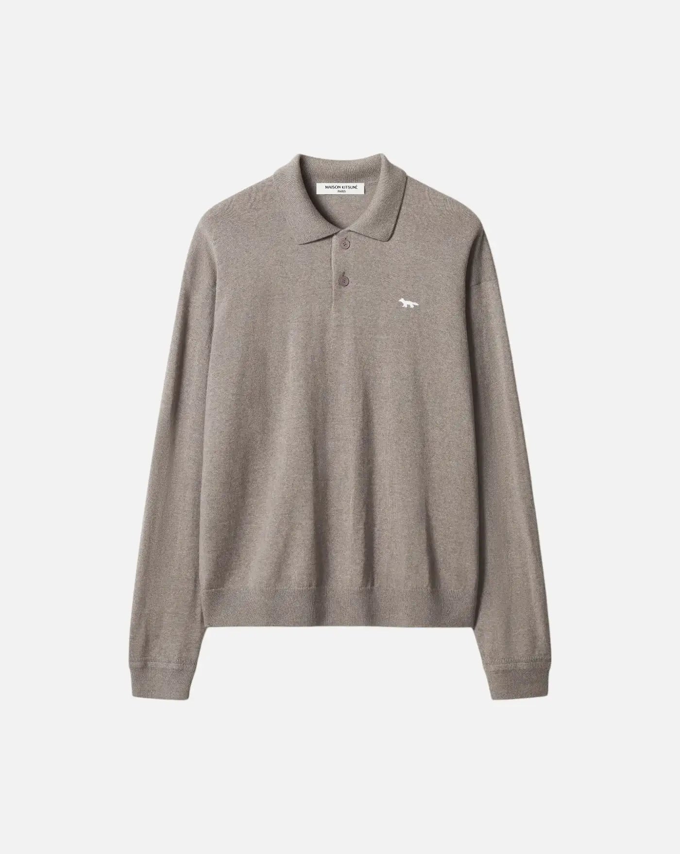 Polo Profile Fox Comfort Polo Jumper MRMKJ05KT1220 0613 MAISON KITSUNE