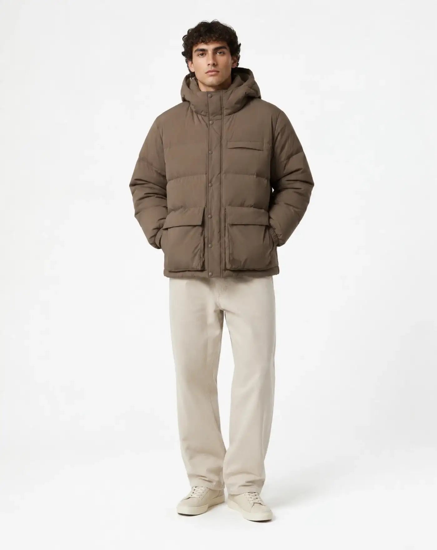 Chaqueta Maison Kitsune Hooded Quilted Puffer MRMWQ02WQ4096 0562 MAISON KITSUNE
