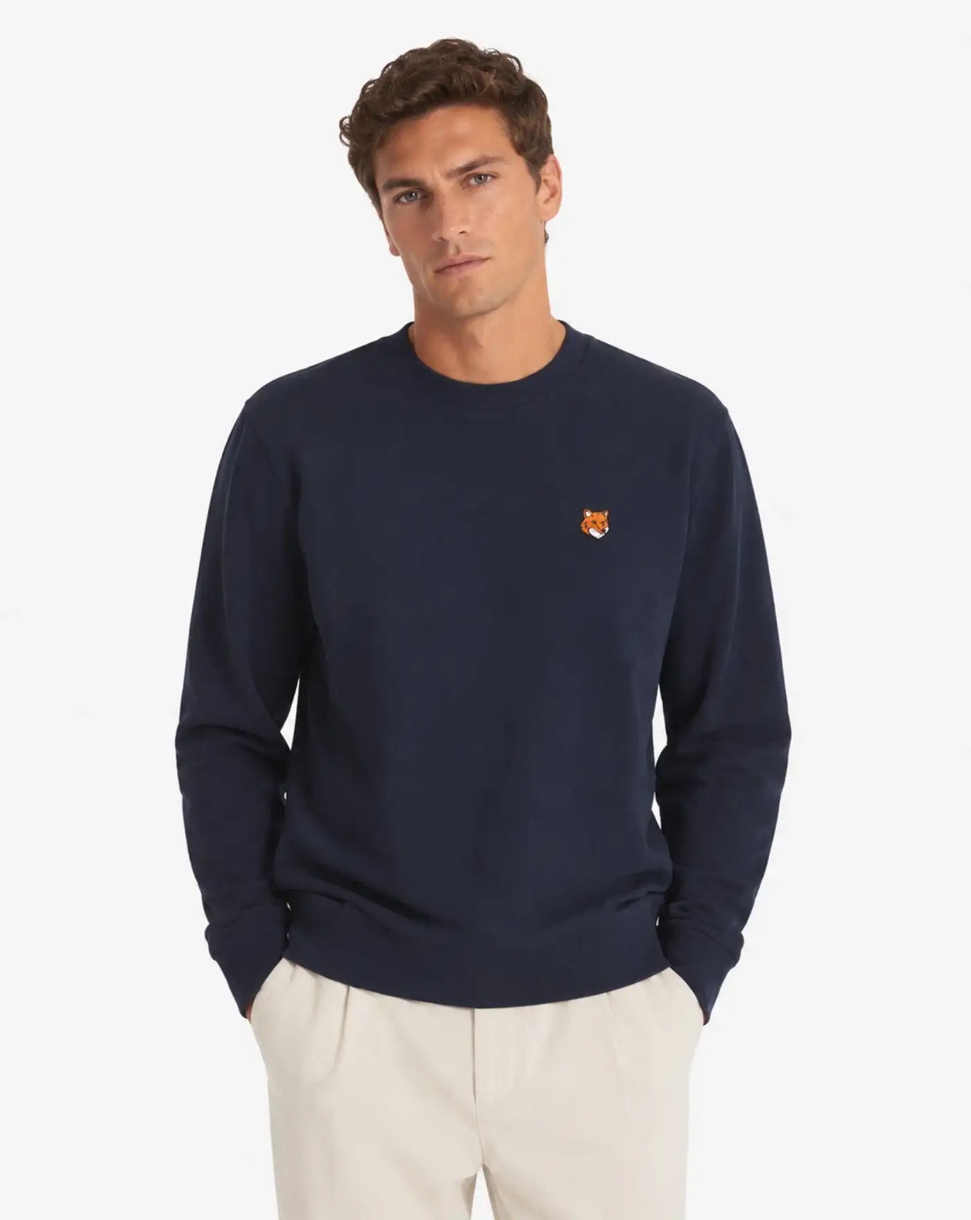Sudadera Maison Kitsune Fox Head Regular PM00303KM0340 0413 MAISON KITSUNE