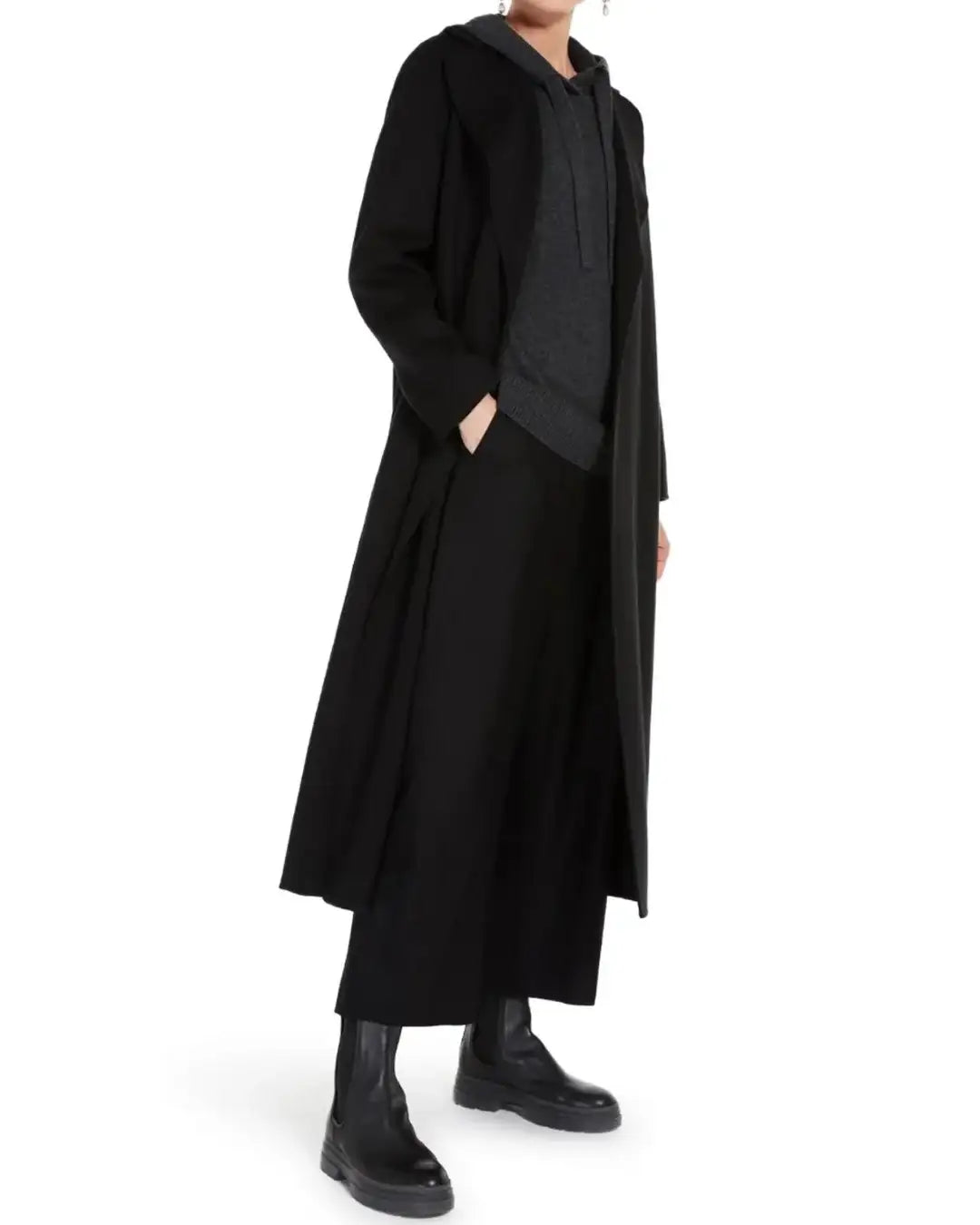 Poldo Max Mara Robe Coat In Wool Drap 2629016073600 013 MAX MARA