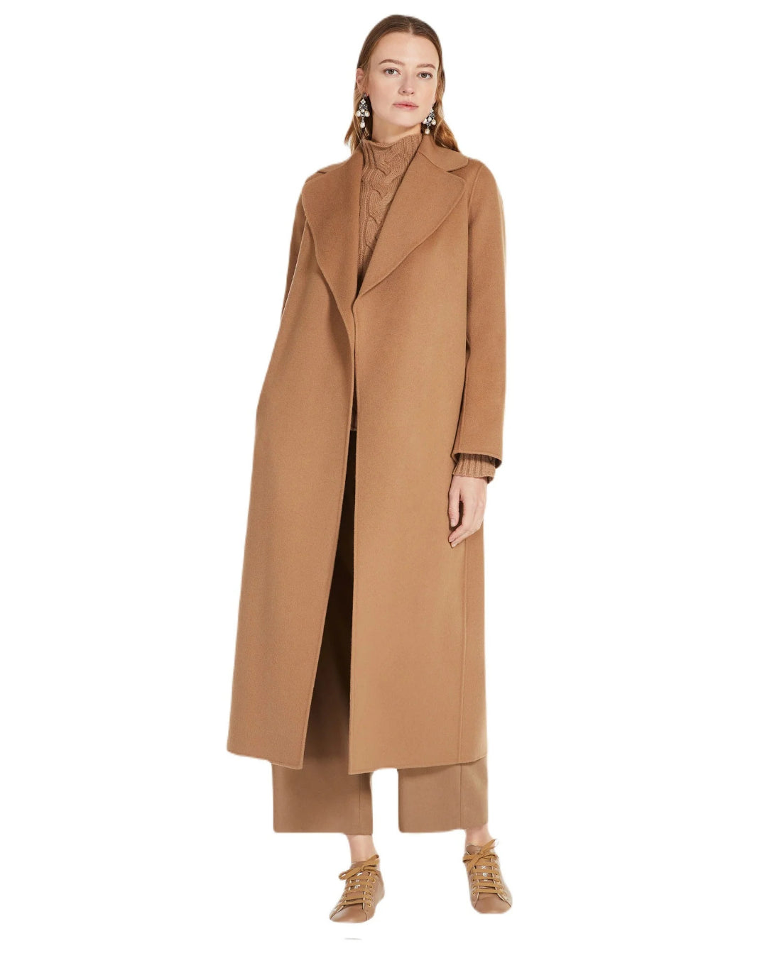 Poldo Max Mara Robe Coat In Wool Drap 2629016073600 045 MAX MARA