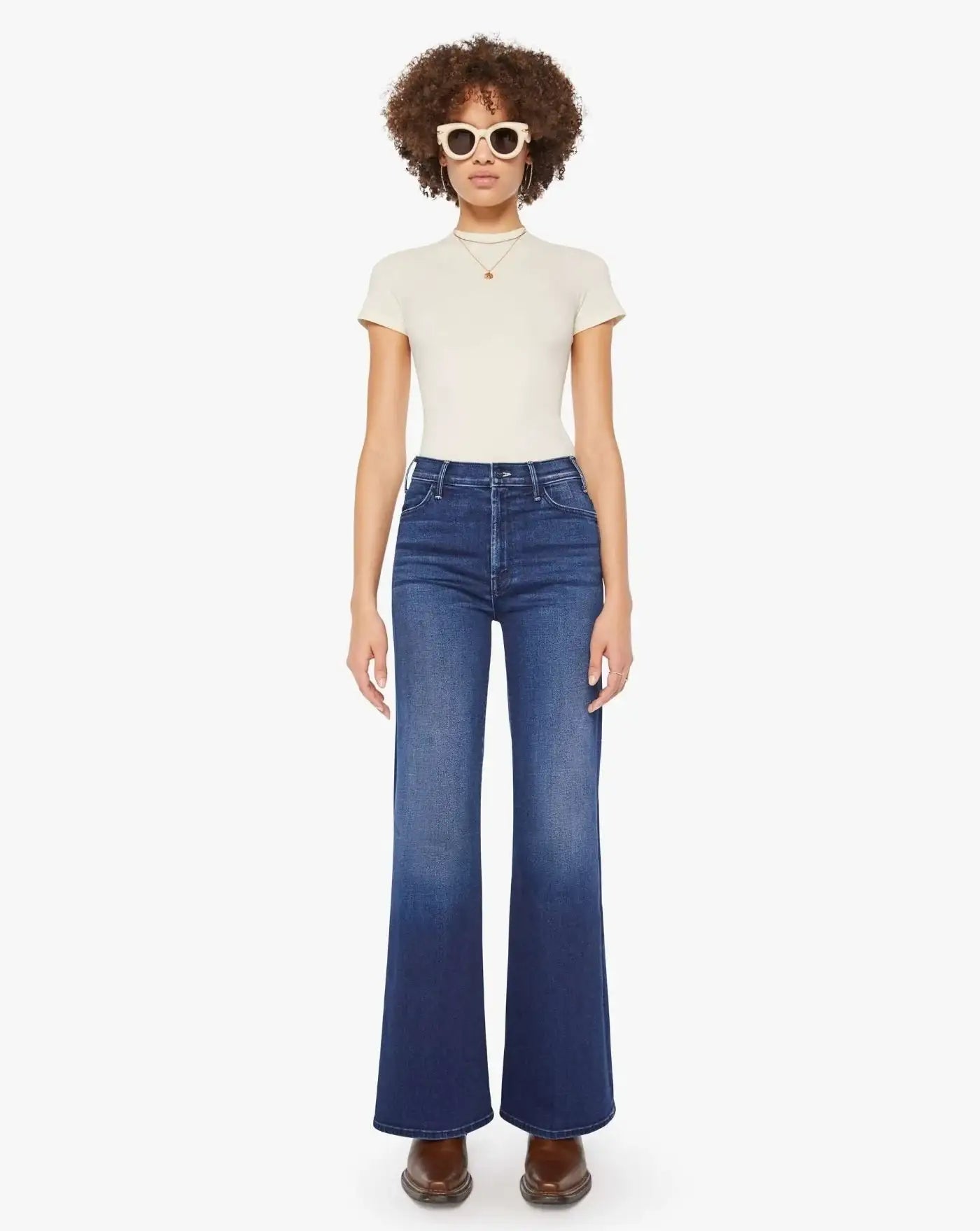 Pantalones Mother Denim The Hustler Roller Sneak 105071156 HCM MOTHER