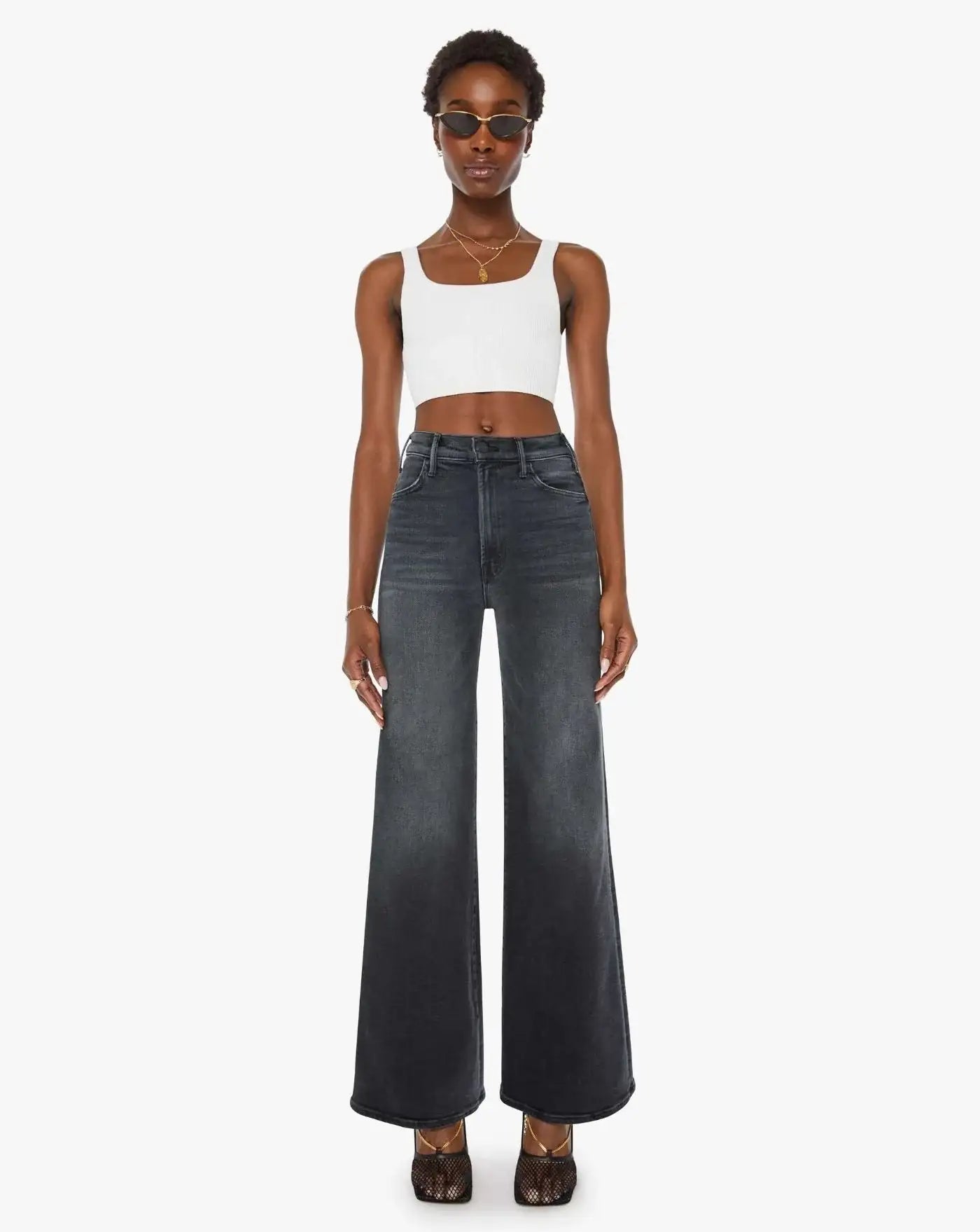 Pantalones Mother Denim The Hustler Roller Sneak 105071611 NTS MOTHER