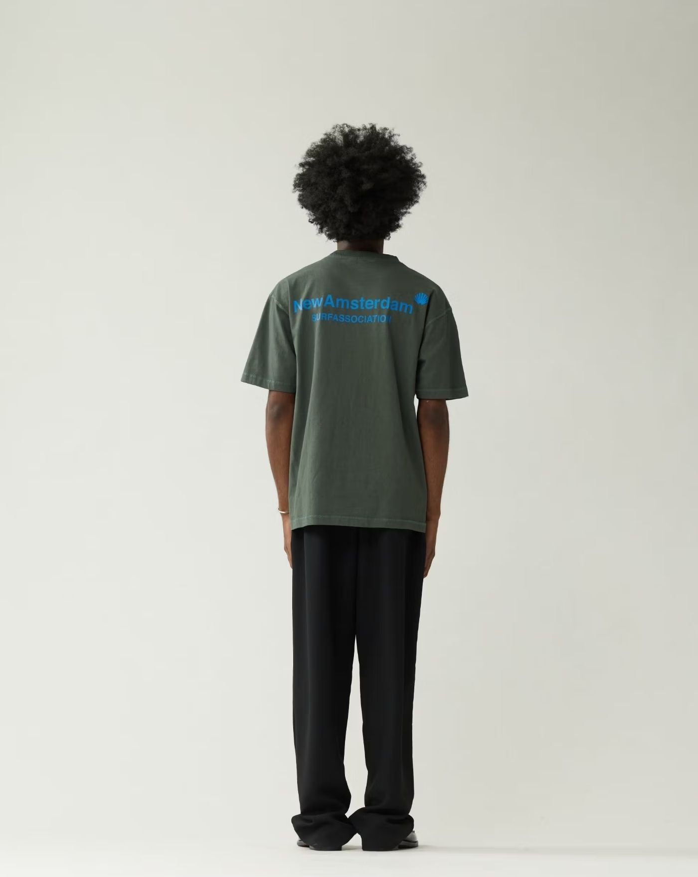 Camiseta New Amsterdam Logo Tee Teal Deep Sea 2602070003 TEAL/DEEP SEA NEW AMSTERDAM