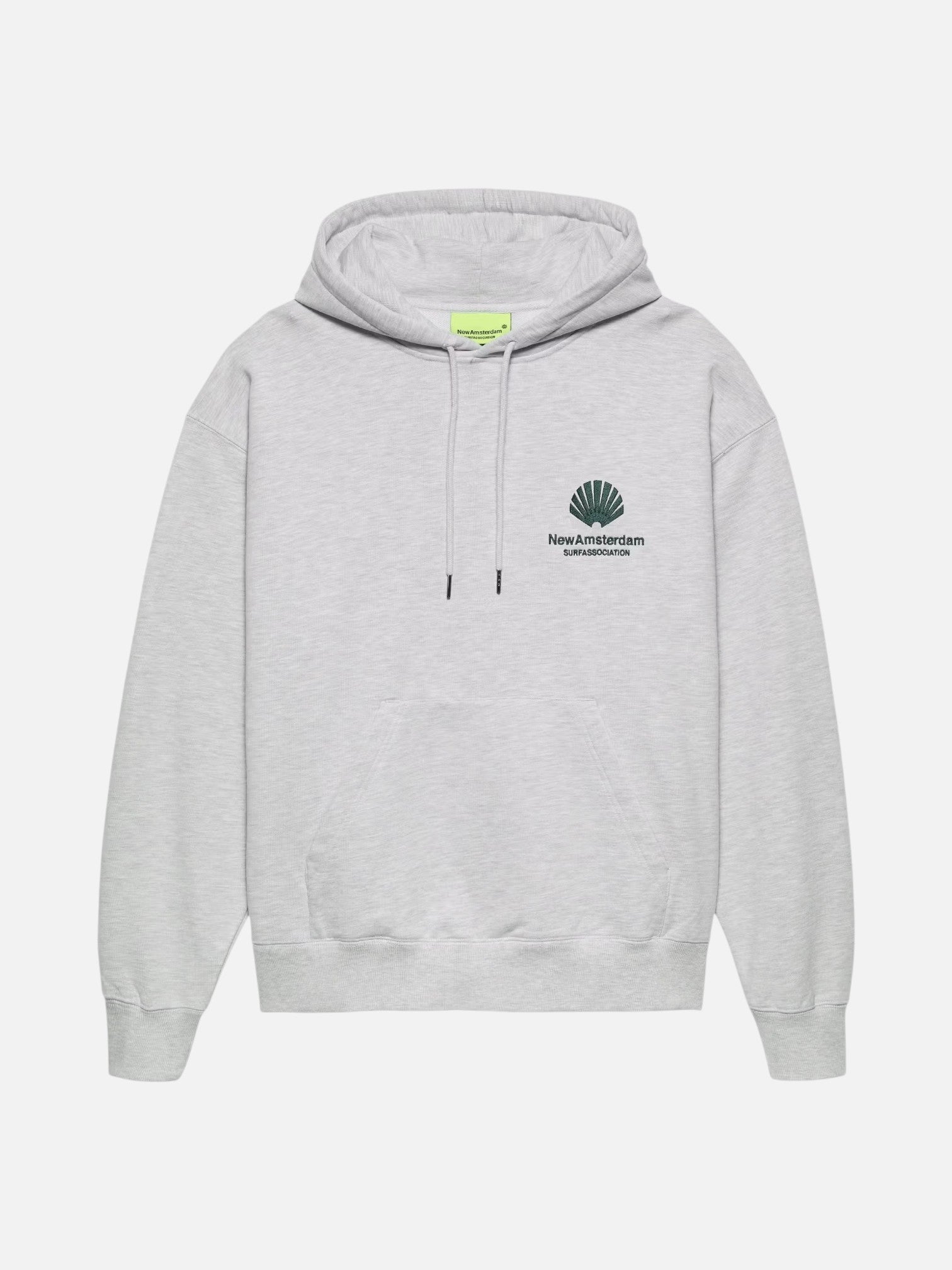 Sudadera New Amsterdam Logo Hoodie Ash 2602117001 ASH/BOTTLE GREEN NEW AMSTERDAM