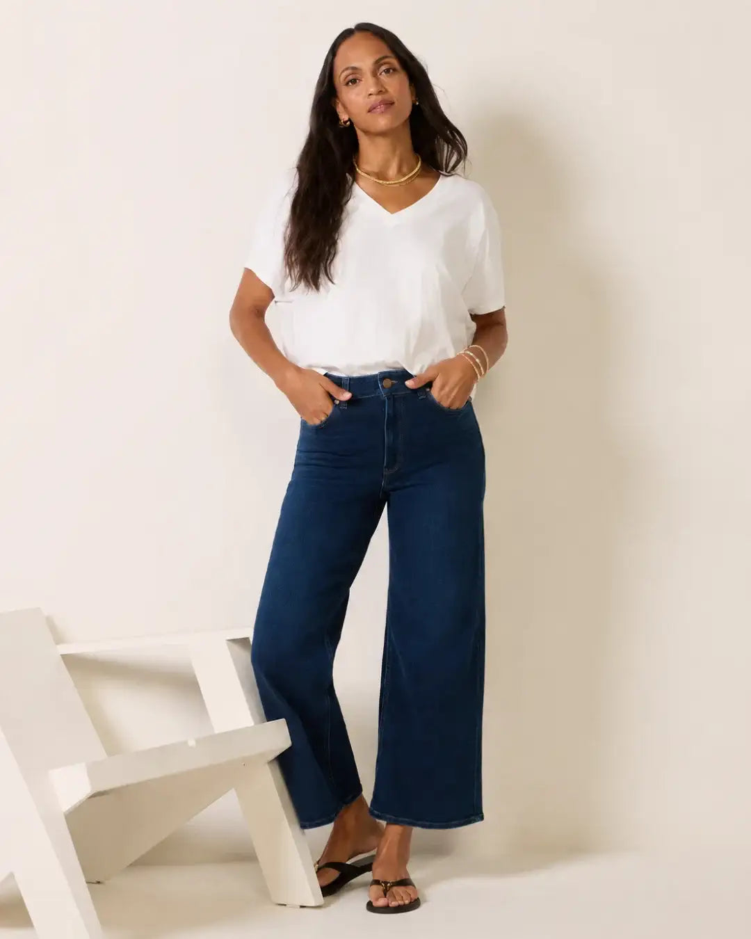 Pantalones Paige Denim Anessa Wide Leg 1R35R37-D137 WD137 PAIGE