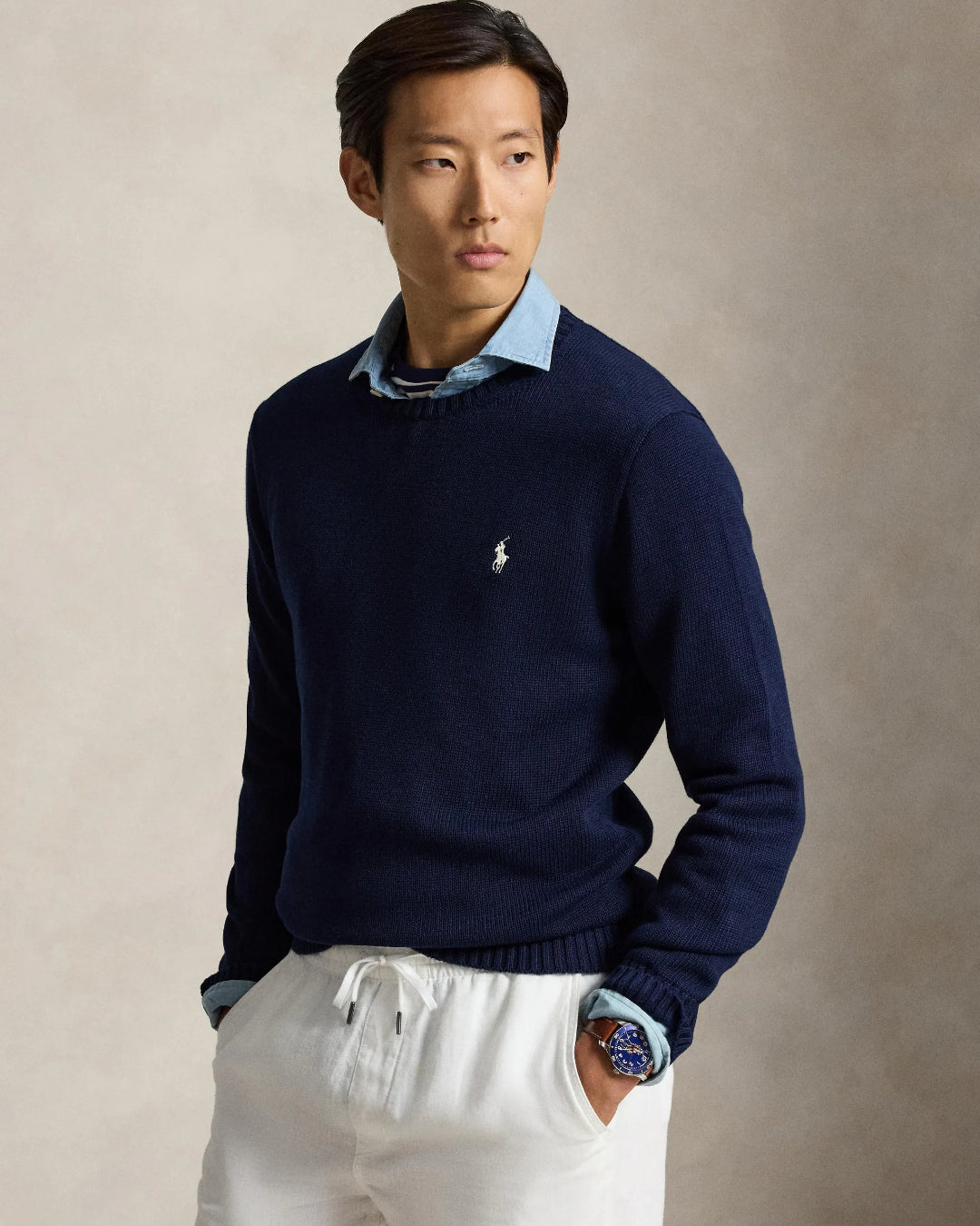 Jersey Polo Ralph Lauren Basic 710810846503 HUNTER NAVY W/ C8135 PP POLO RALPH LAUREN