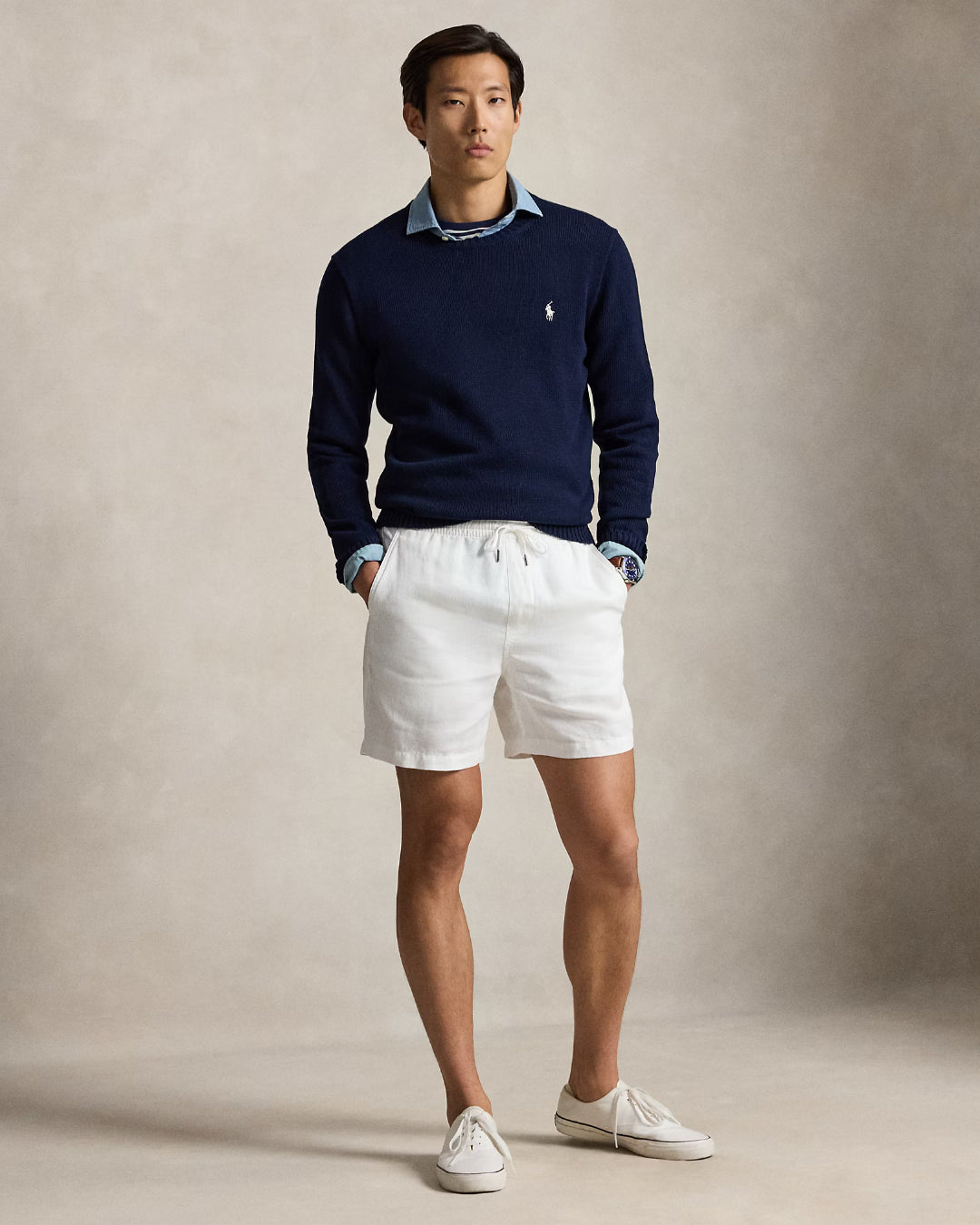 Jersey Polo Ralph Lauren Basic 710810846503 HUNTER NAVY W/ C8135 PP POLO RALPH LAUREN