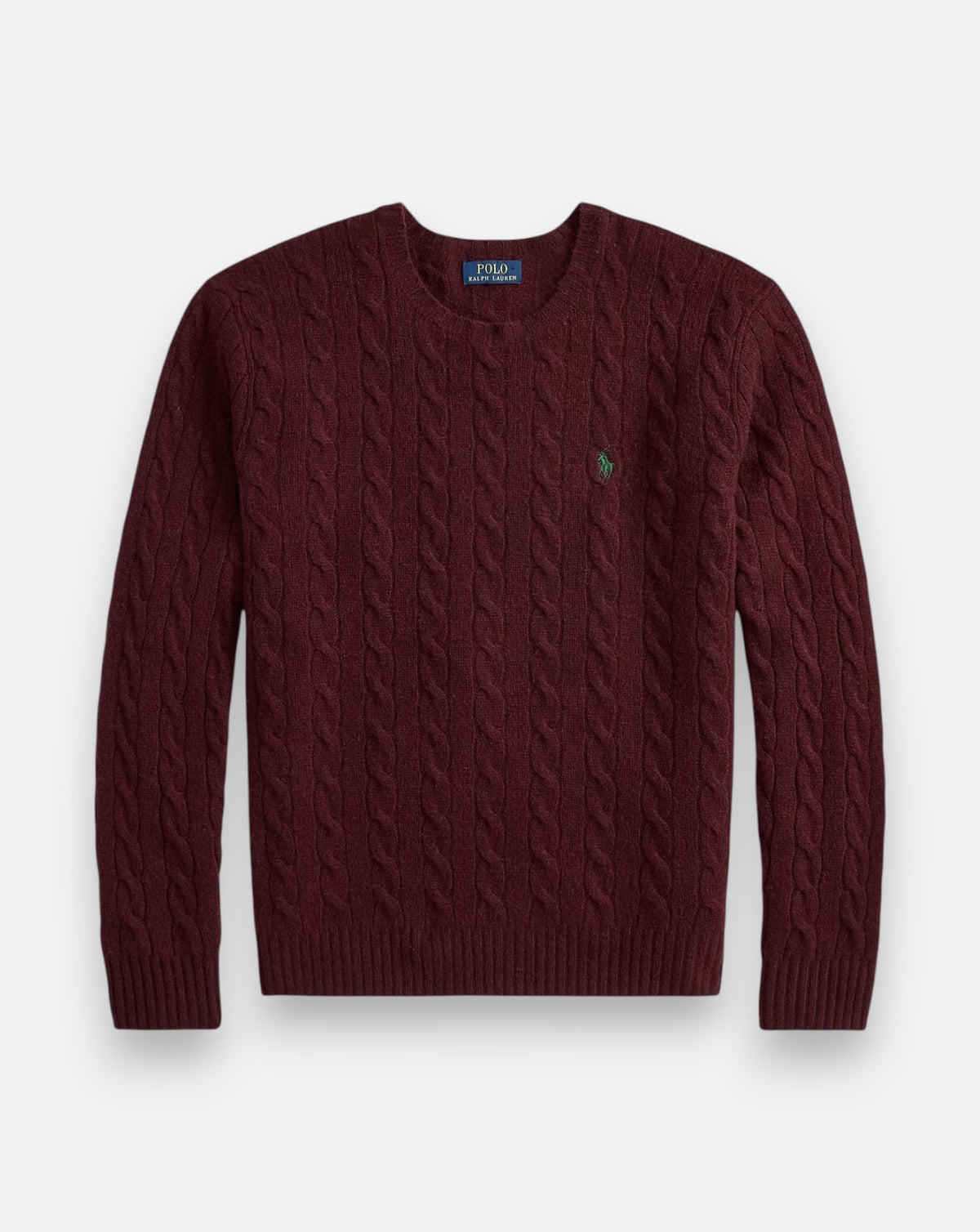 Jersey Polo Ralph Lauren Wool Cashmere 710876762011 AGED WINE HEATHER POLO RALPH LAUREN