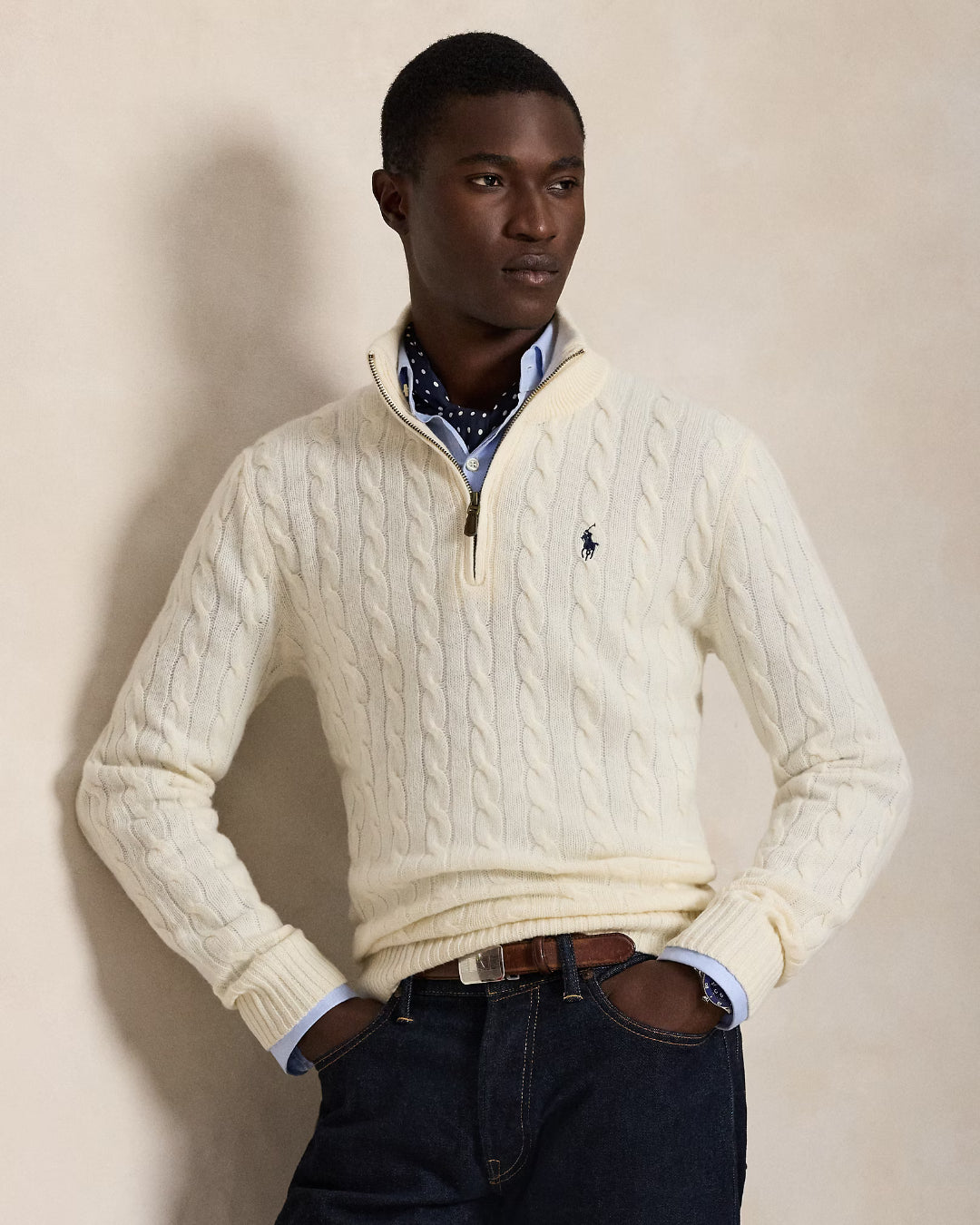 Jersey Polo Ralph Lauren Ochos 710876766001 ANDOVER CREAM POLO RALPH LAUREN