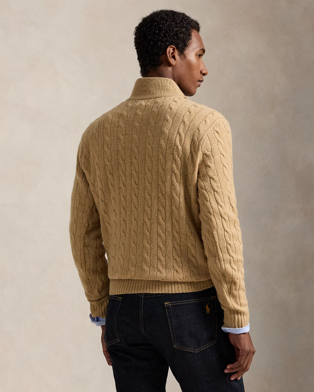 Jersey Polo Ralph Lauren Ochos 710876766006 CAMEL MELANGE POLO RALPH LAUREN
