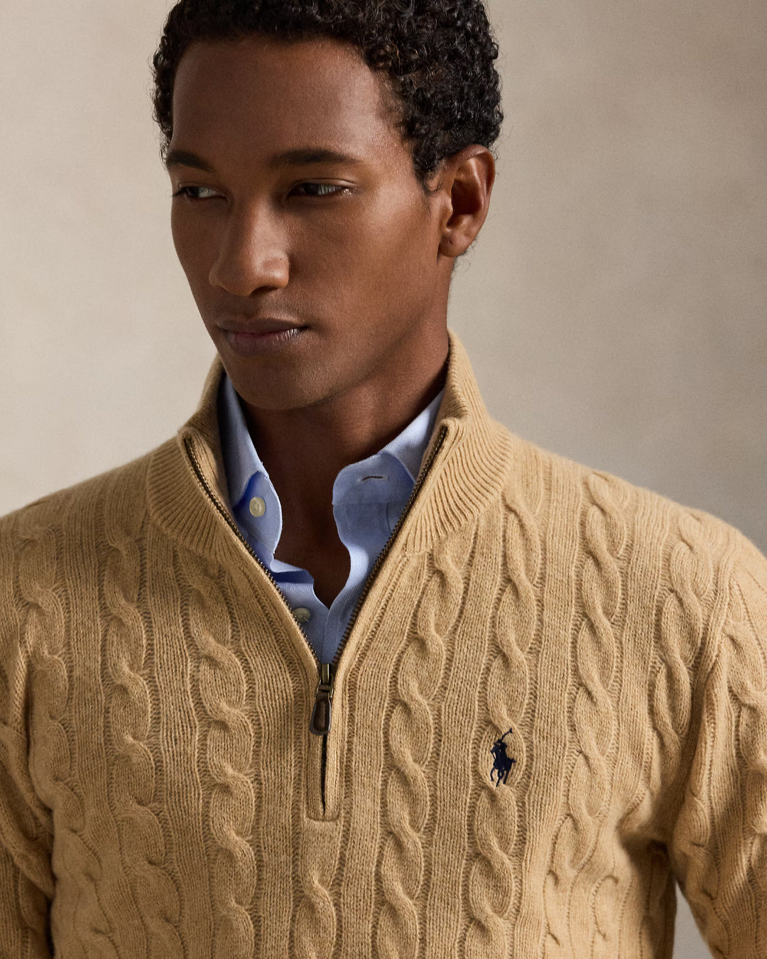 Jersey Polo Ralph Lauren Ochos 710876766006 CAMEL MELANGE POLO RALPH LAUREN