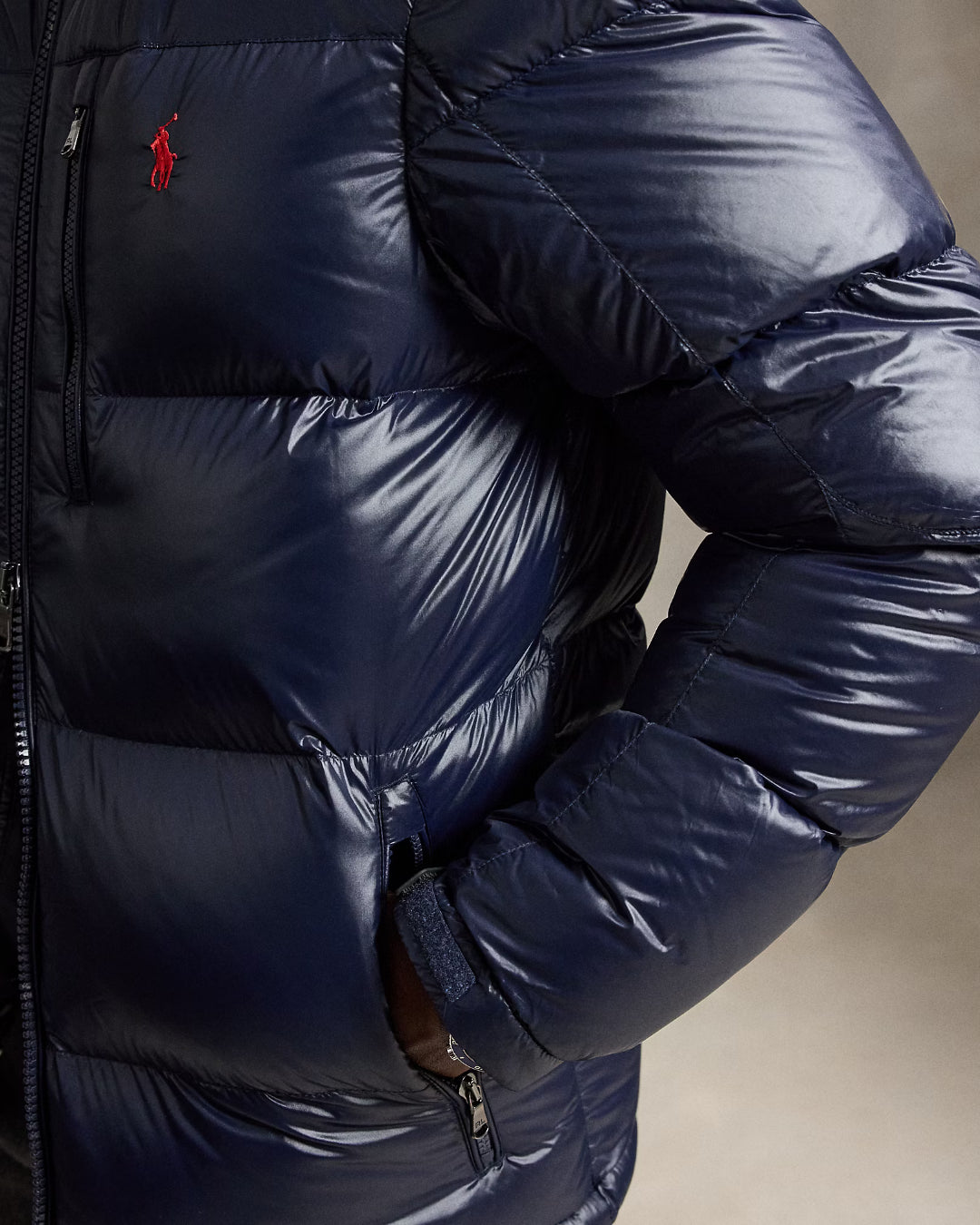 Chaqueta Polo Ralph Lauren Gorham 710968281002 NAVY GLOSSY POLO RALPH LAUREN