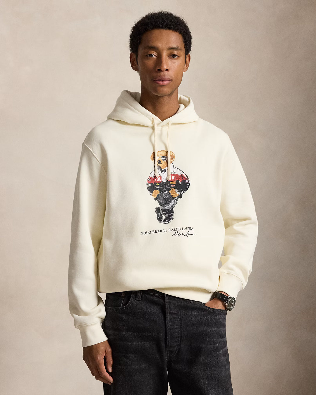 Sudadera Polo Ralph Lauren Bear 710B30954001 CLUBHOUSE CREAM POLO RALPH LAUREN