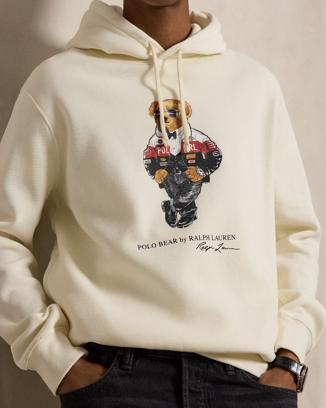 Sudadera Polo Ralph Lauren Bear 710B30954001 CLUBHOUSE CREAM POLO RALPH LAUREN
