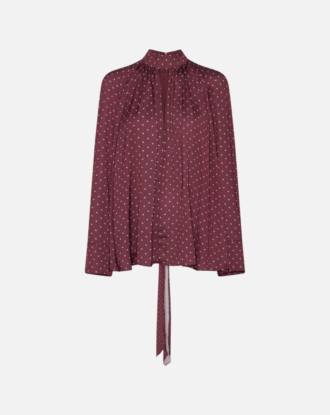 Camisa Rotate Dot Satin Bow Shirt 1151103113 3113 ROTATE
