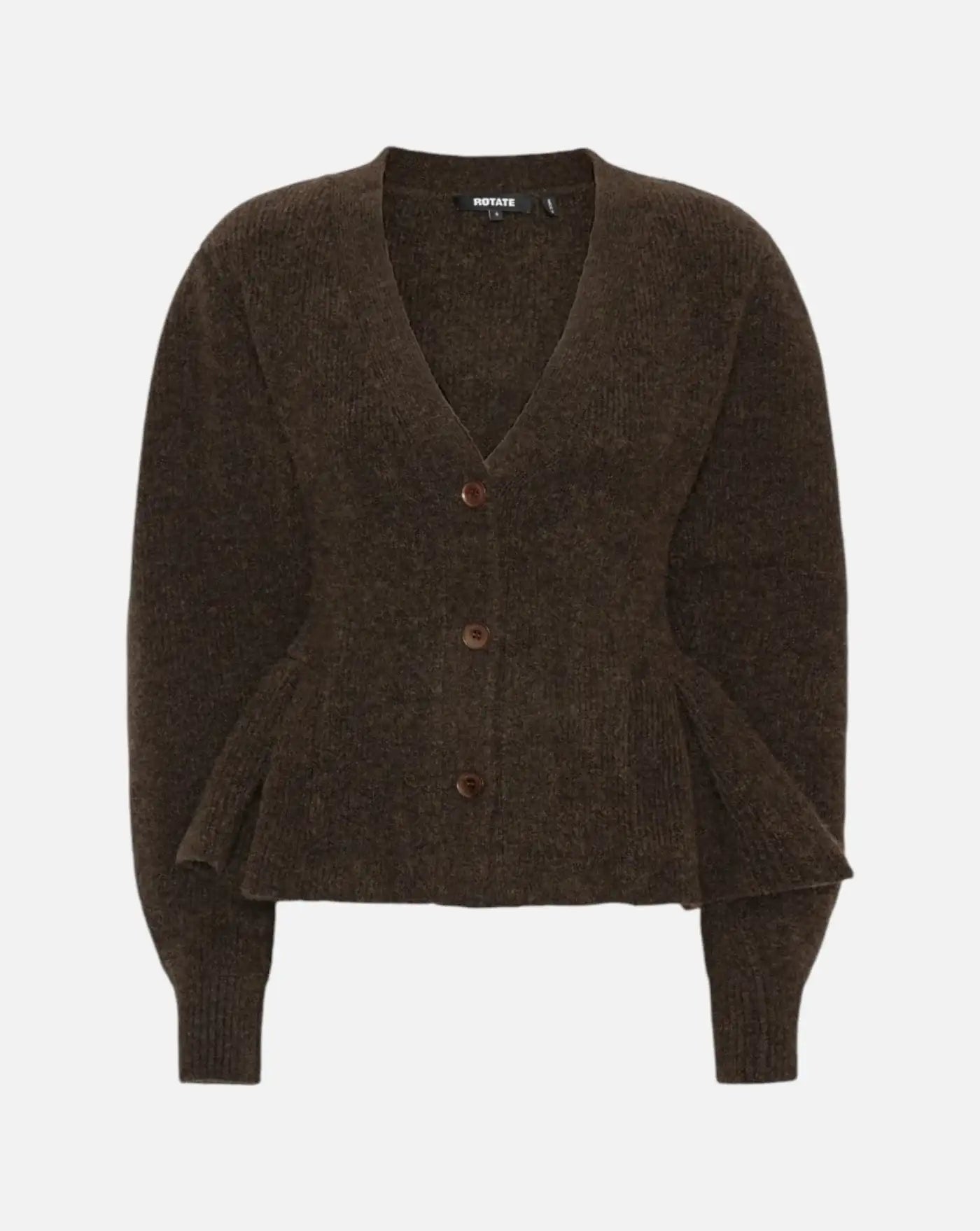 Chaqueta Rotate Knit Peplum Cardigan 1166181667 1667 ROTATE