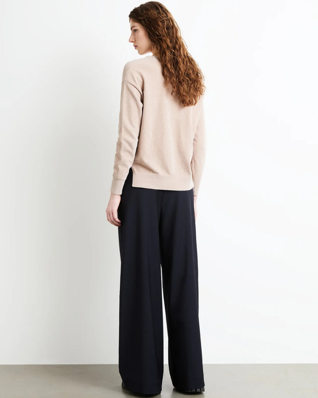Jersey RRD Velvet Vent V-neck Wom Knit W26634 85 RRD