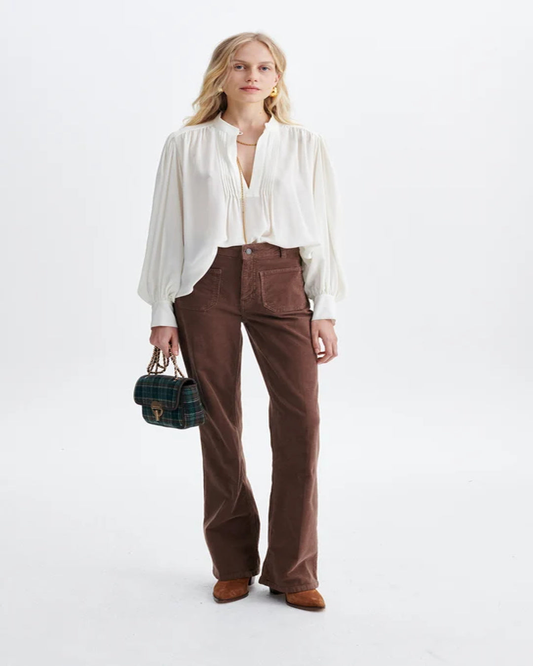 Blusa Vanessa Bruno Helene 4HVA77V09901 002 VANESSA BRUNO