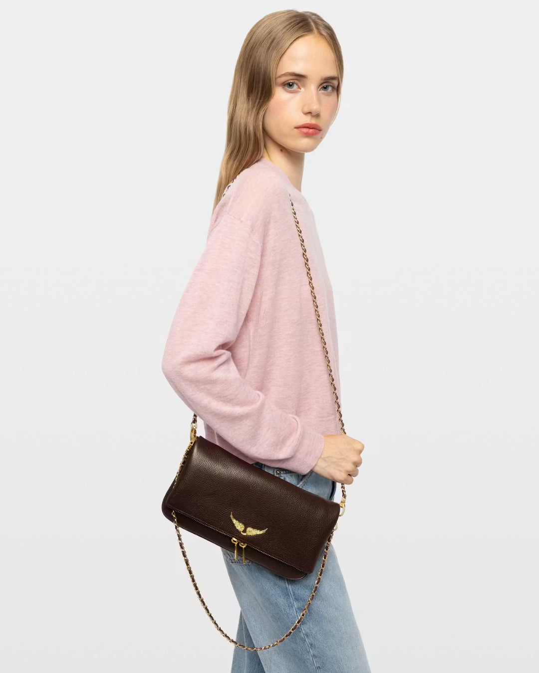 Bolso Zadig & Voltaire ROCK GRAINED LEATHER<BR/> LWBA00001 219 ZADIG & VOLTAIRE