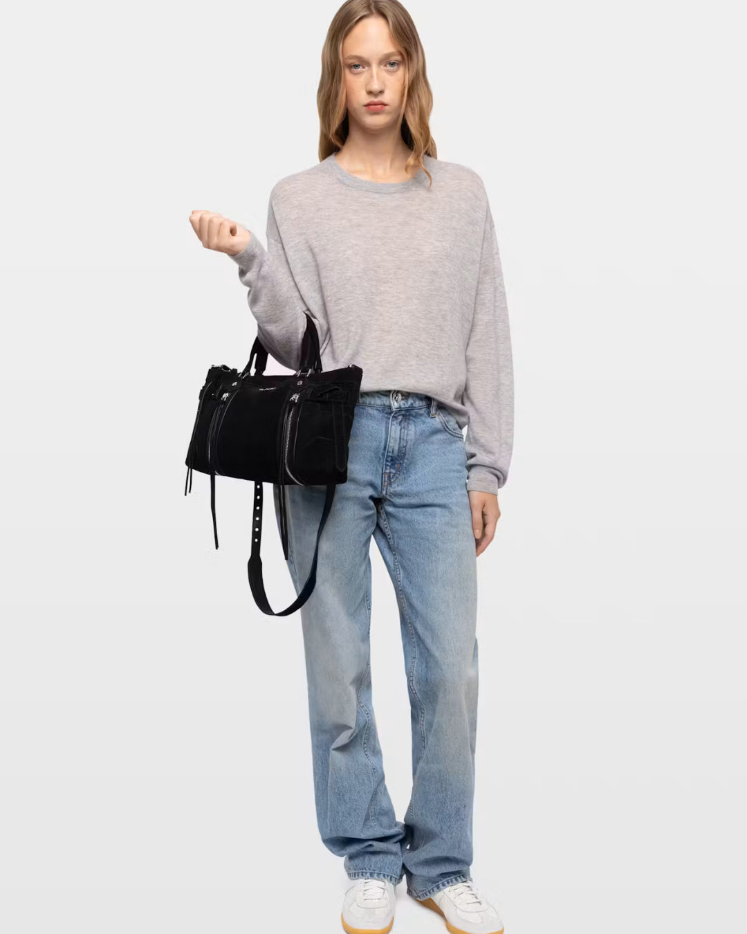Bolso Zadig & Voltaire SUNNY RIDER SUEDE LWBA04538 011 ZADIG & VOLTAIRE