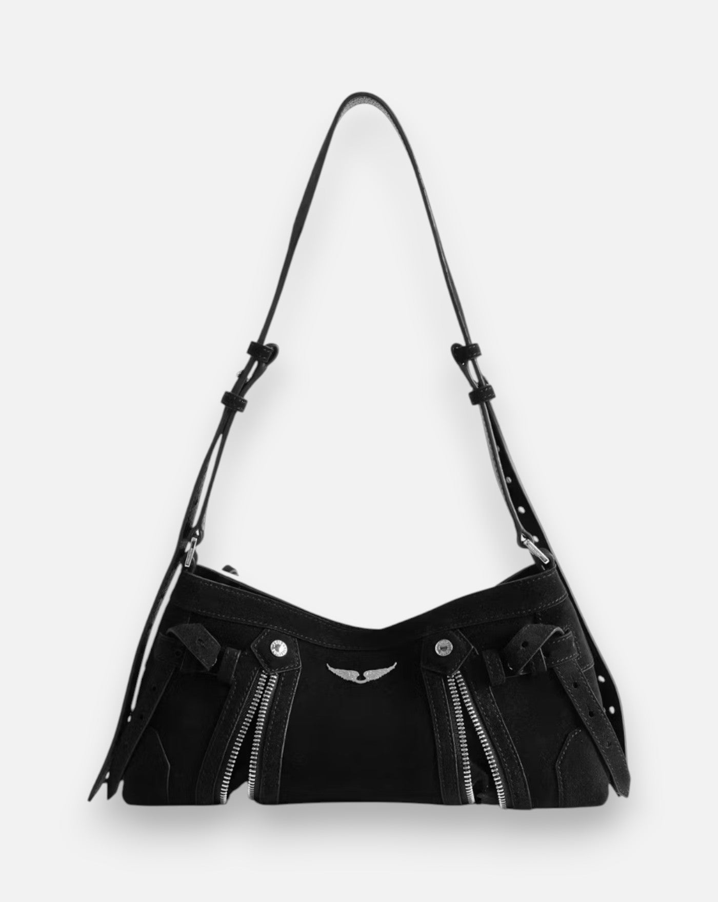 Bolso Zadig & Voltaire SUNNY RIDER XS SUEDE LWBA04539 011 ZADIG & VOLTAIRE